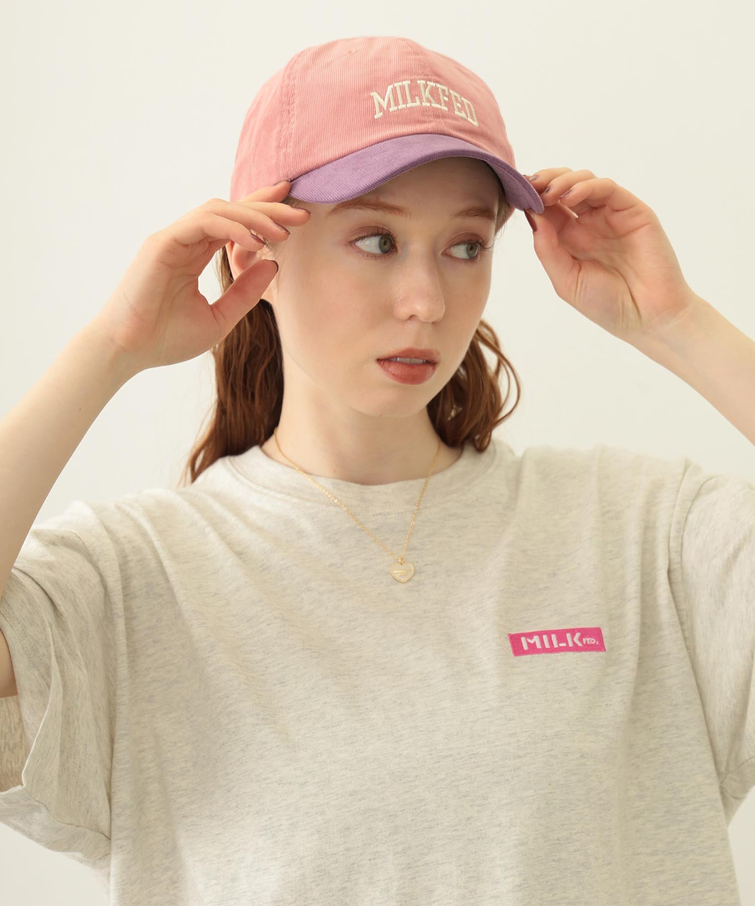 LOGO CORDUROY CAP