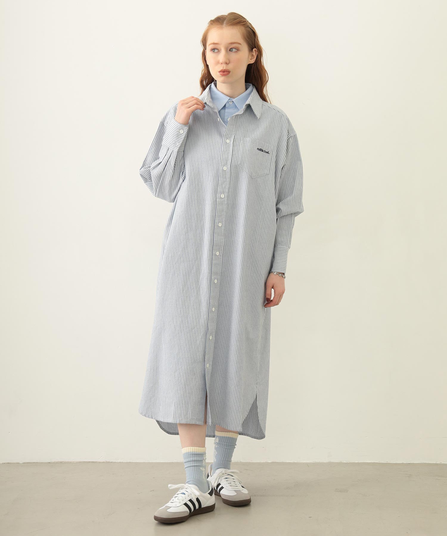 LAYERED SHIRTS DRESS