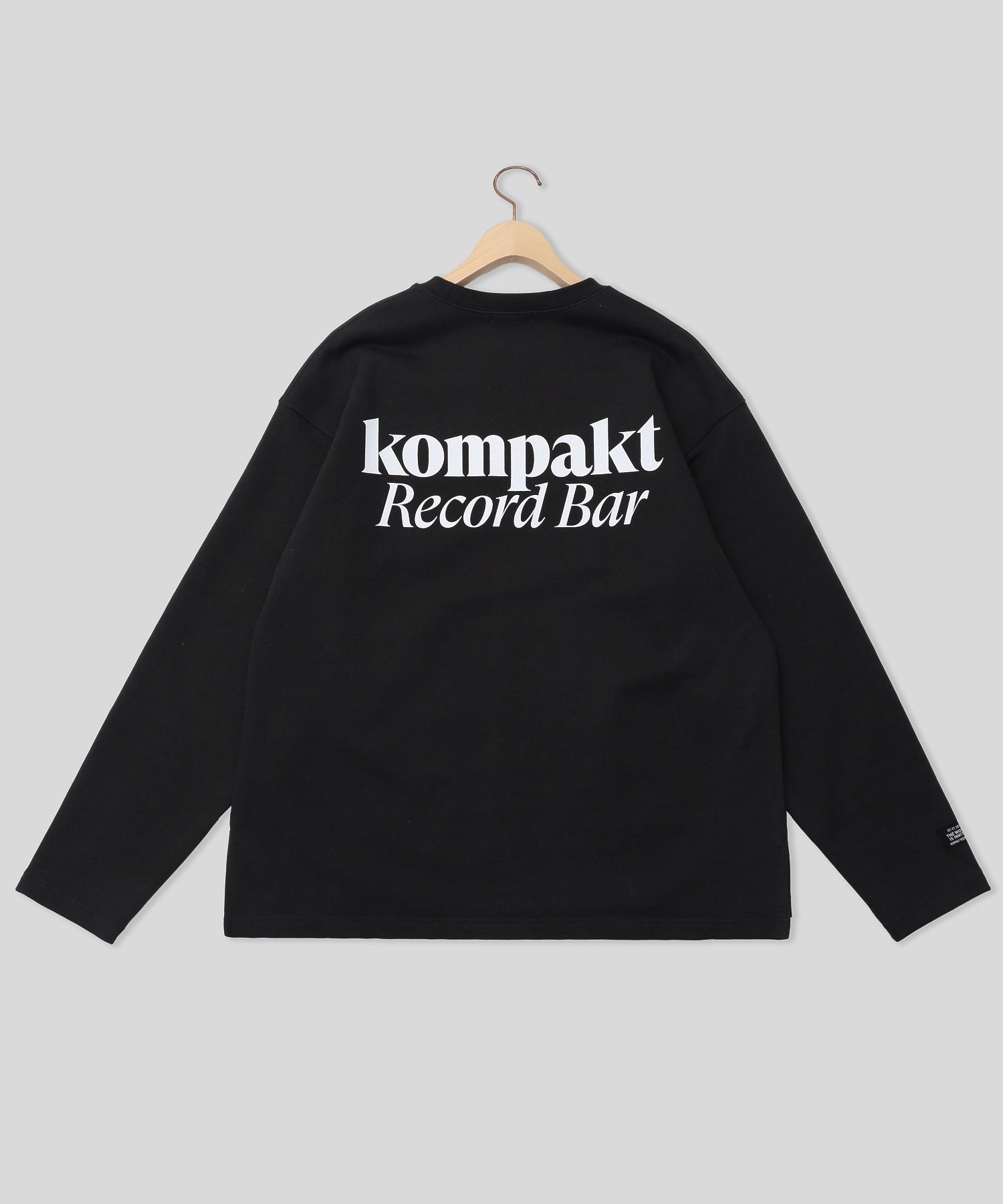 KOMPAKT RECORD BAR/コンパクト レコード バー/BASIC LOGO LONG SLEEVE SWEAT KRB1073
