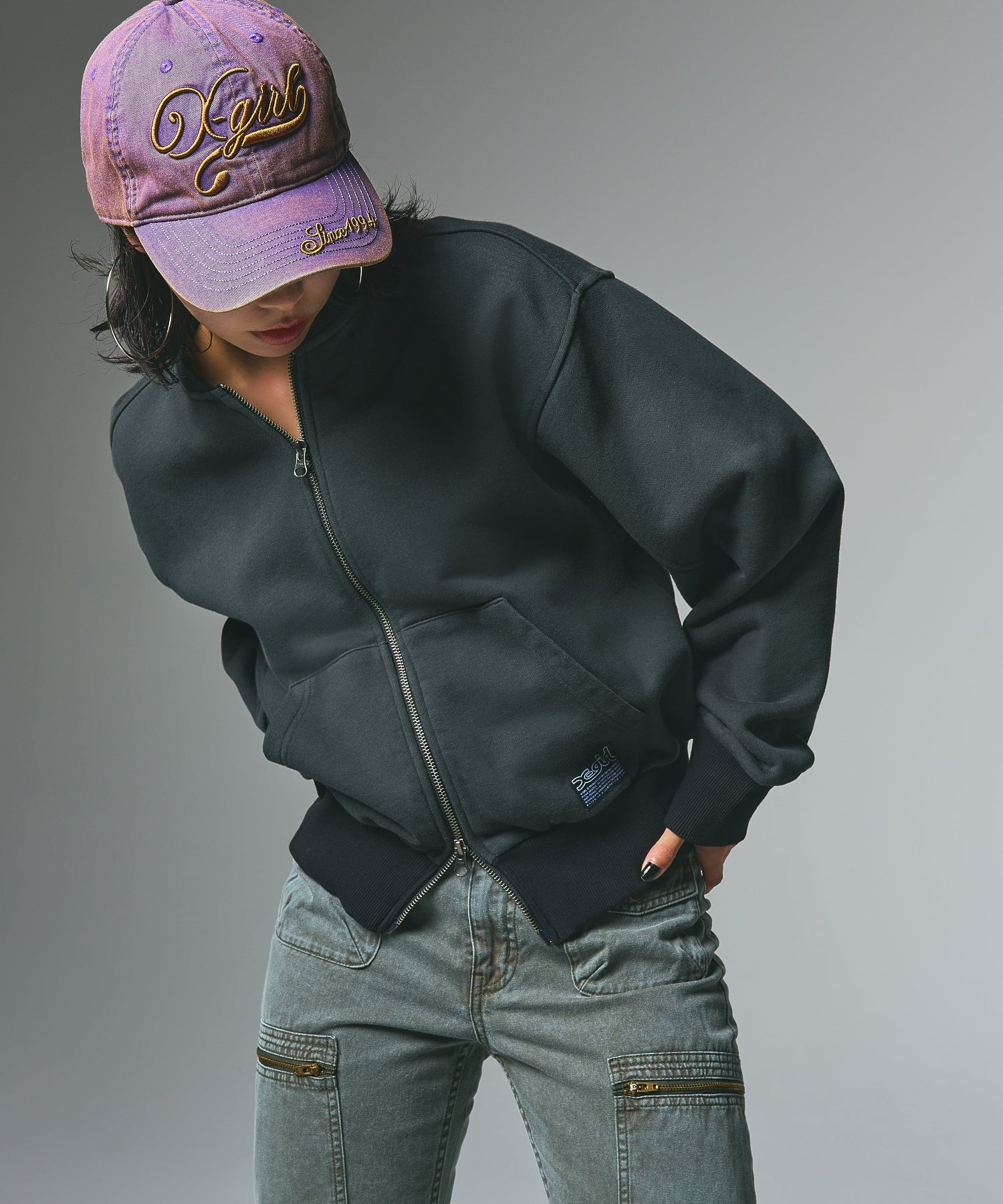 ZIP UP SWEAT BLOUSON