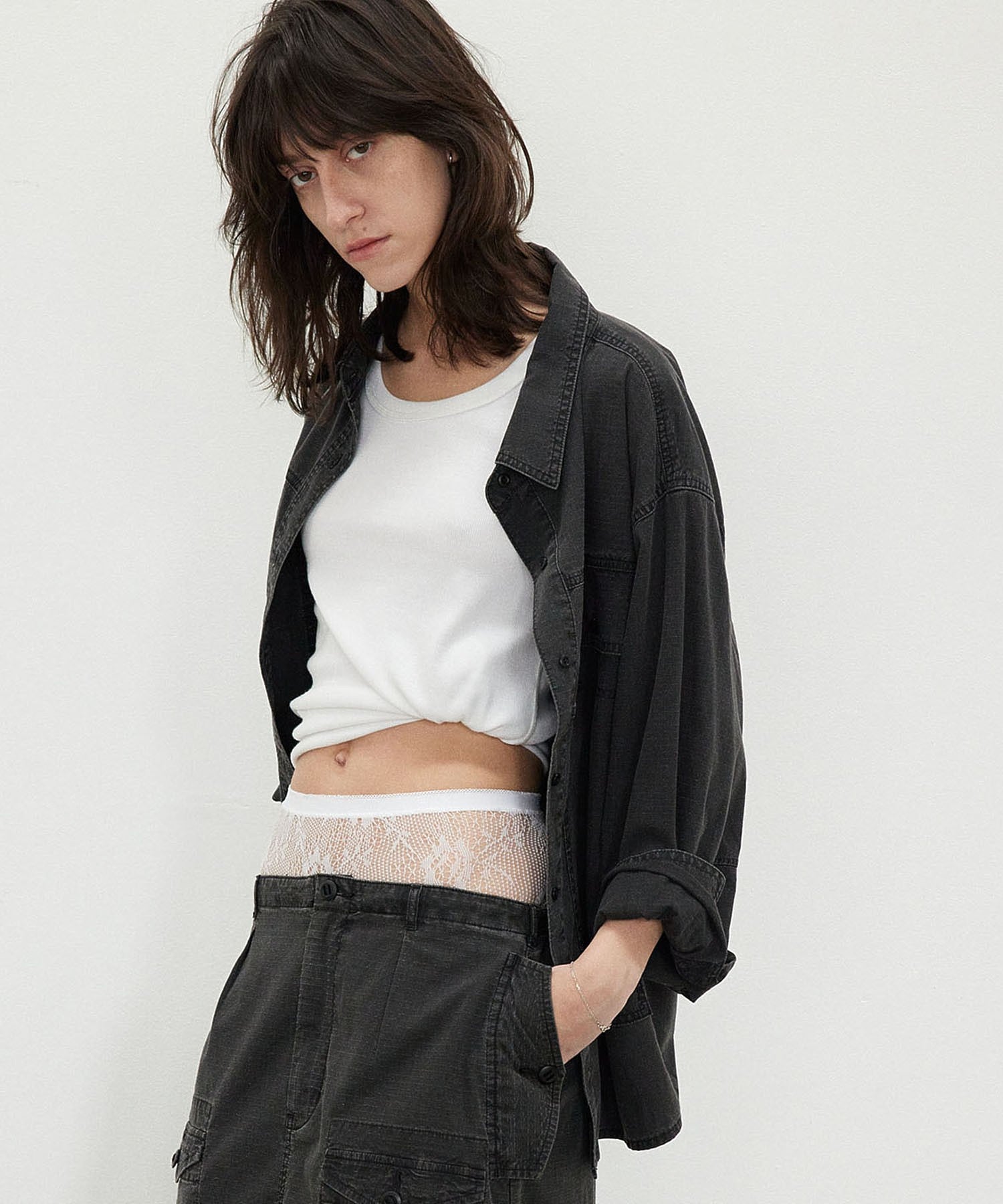 GENE HEAVENS/WORK POCKET RIP STOP SHIRT