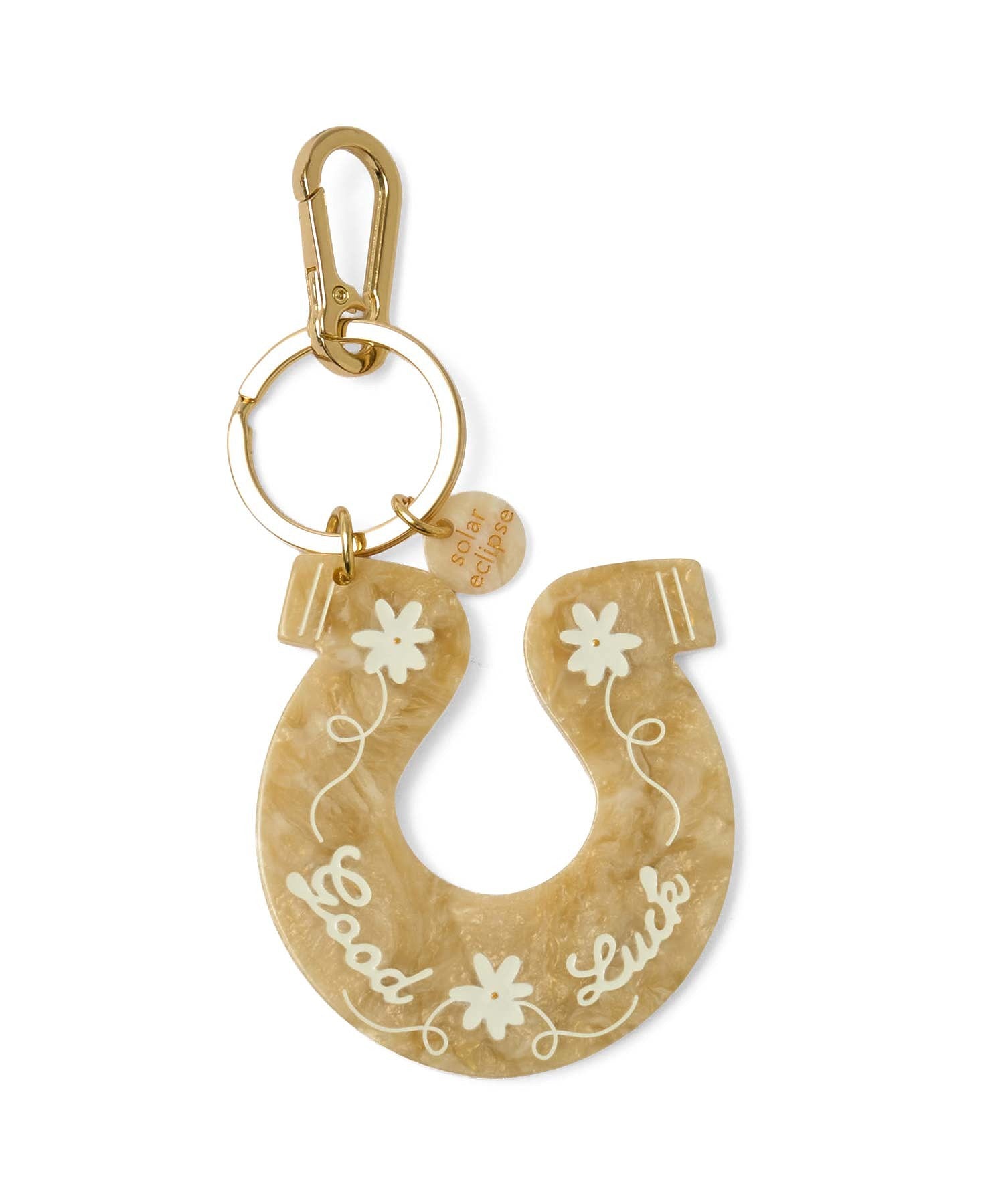 SOLAR ECLIPSE/HAND-PAINTED BAG CHARM