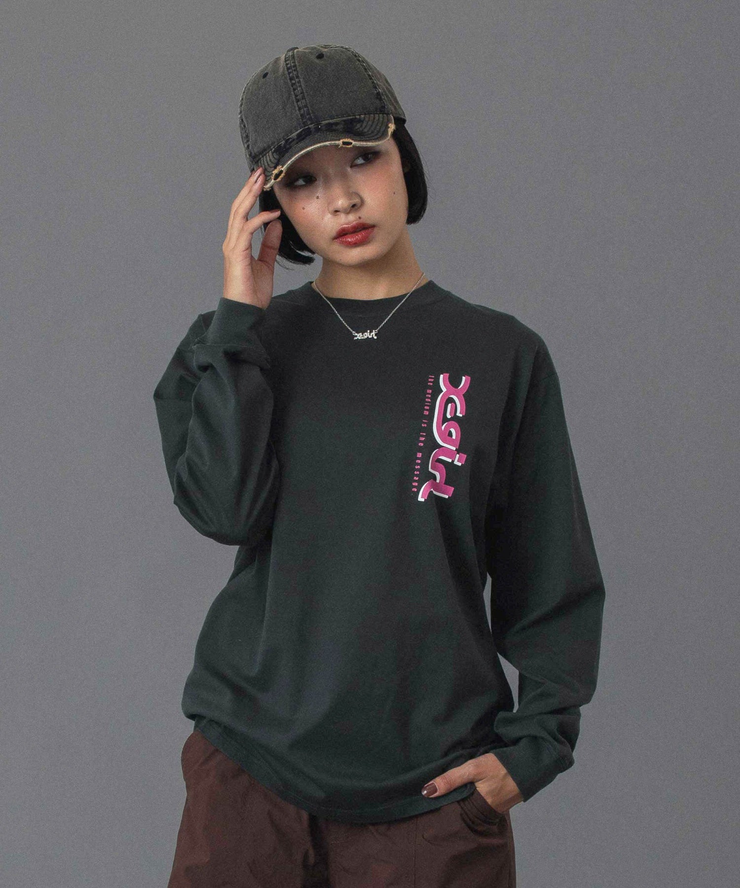 TRIPLE MILLS LOGO L/S TEE