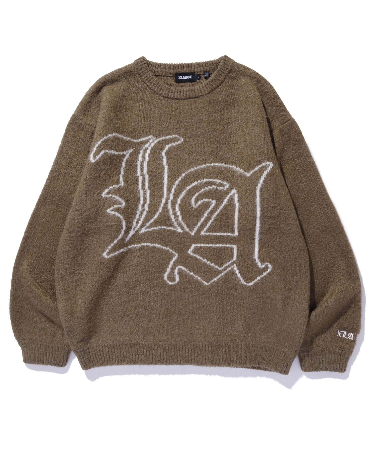 OLD ENGLISH MOHAIR CREWNECK KNIT