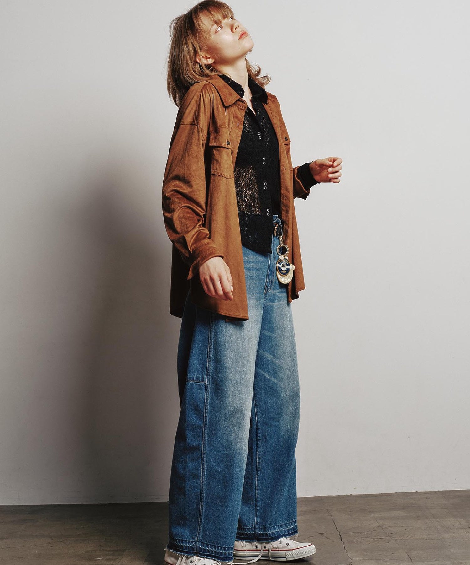 FAUX SUEDE SHIRT