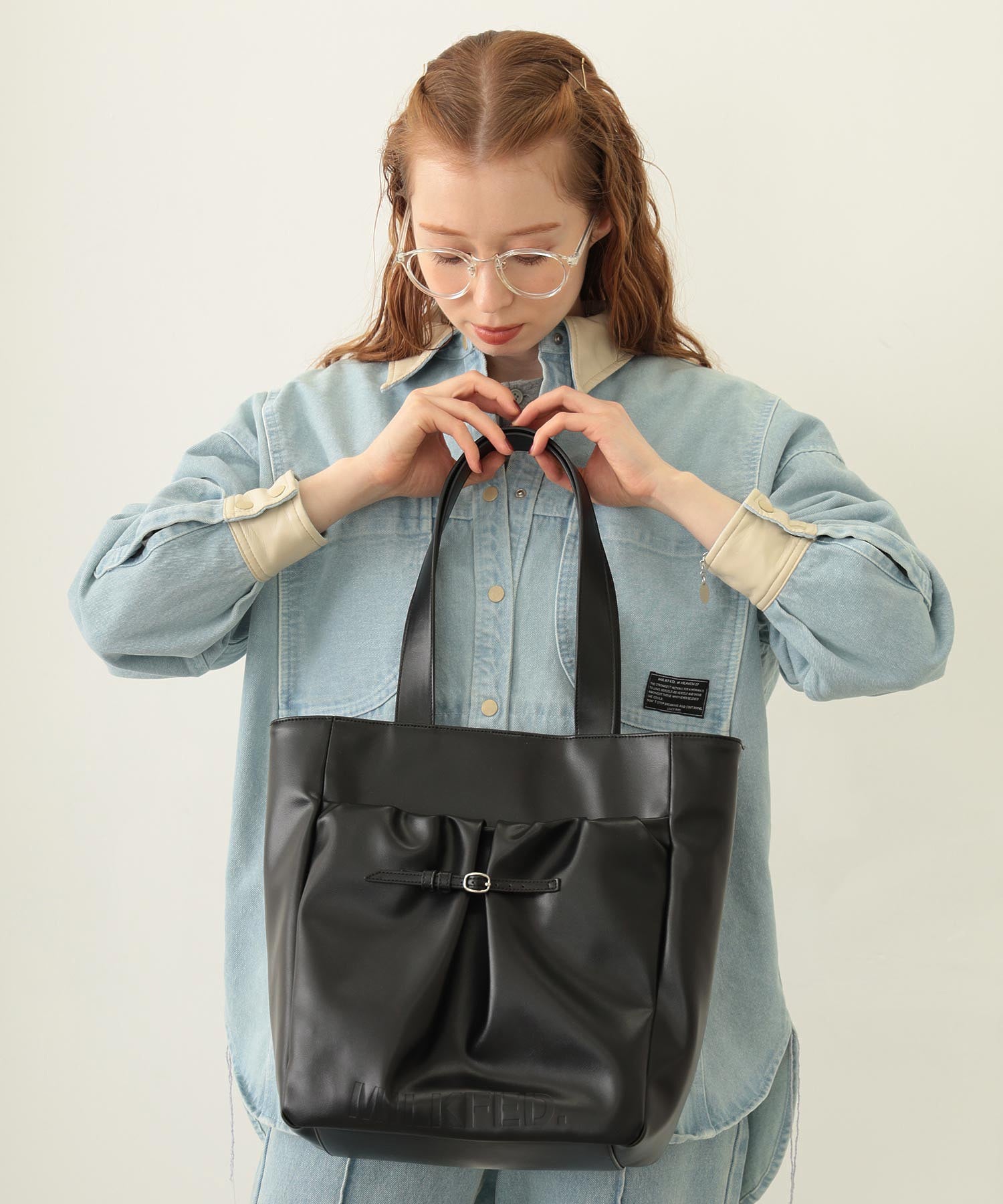 LOGO EMBOSS TOTO BAG
