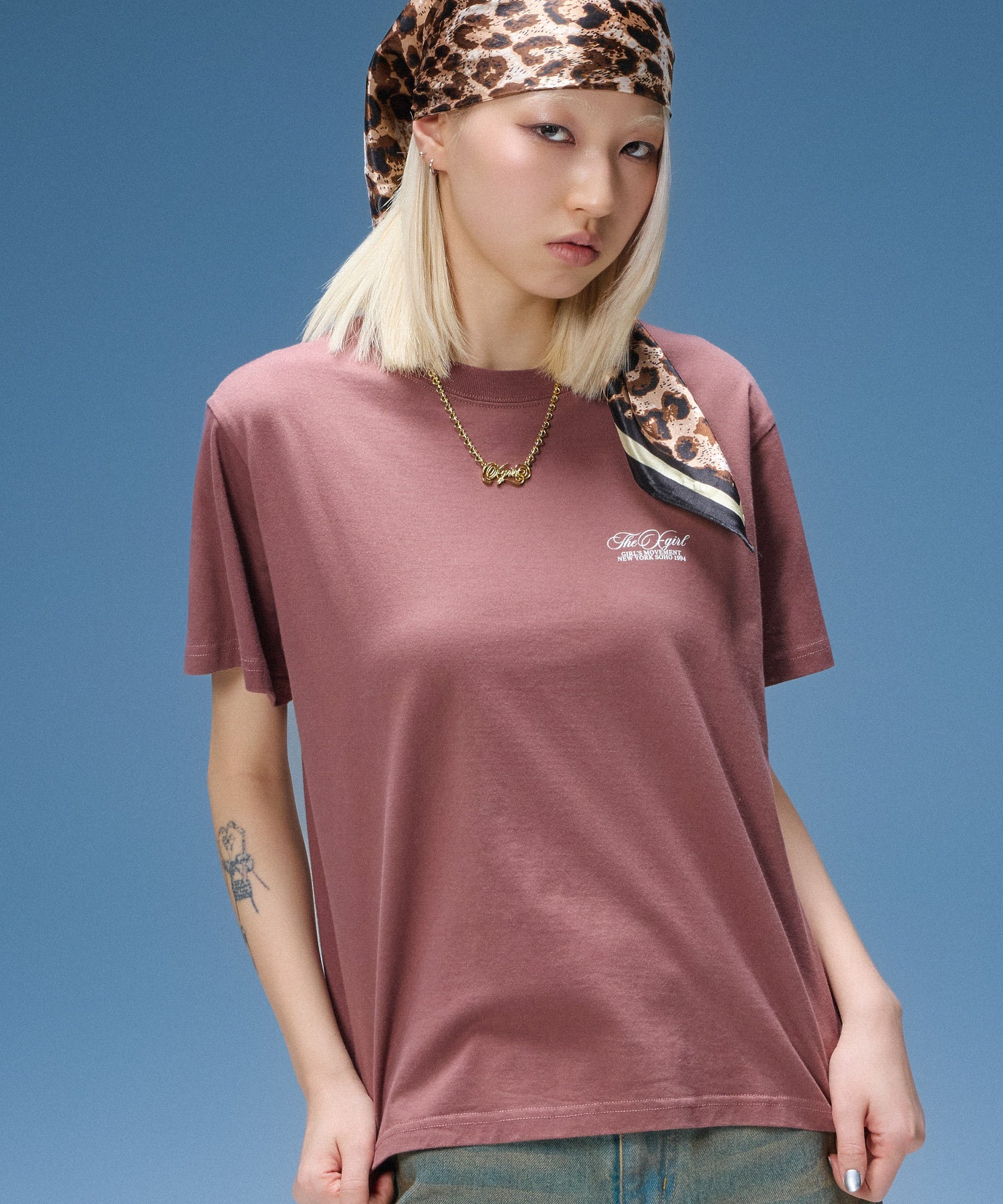 BUTTERFLY AND LOGO S/S TEE