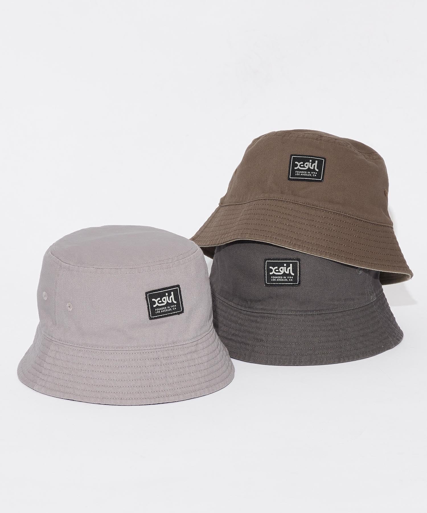 REVERSIBLE BUCKET HAT X-girl
