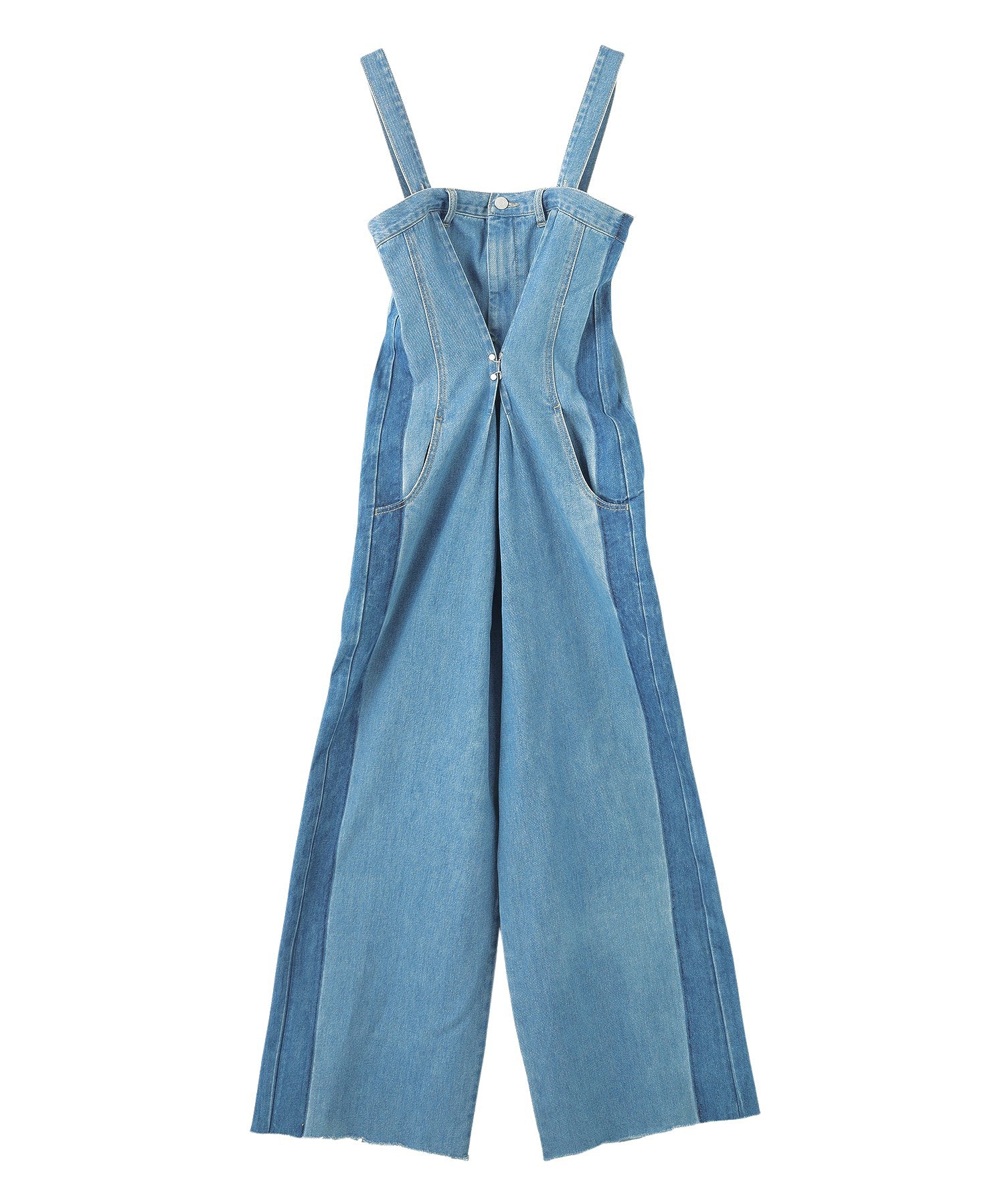 DENIM TUCK COMBINASON