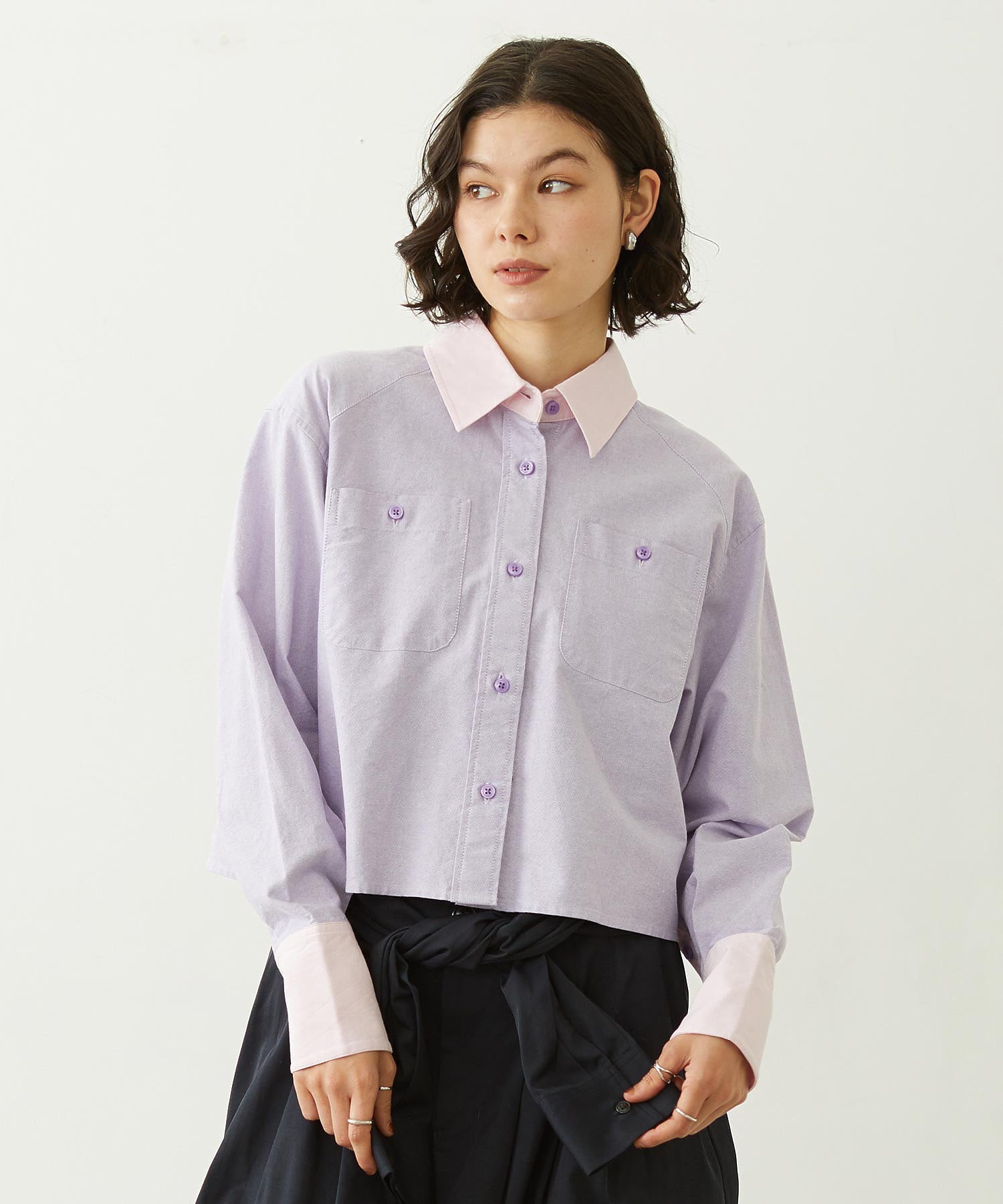 ACCENT COLLAR and CUFFS SHIRT