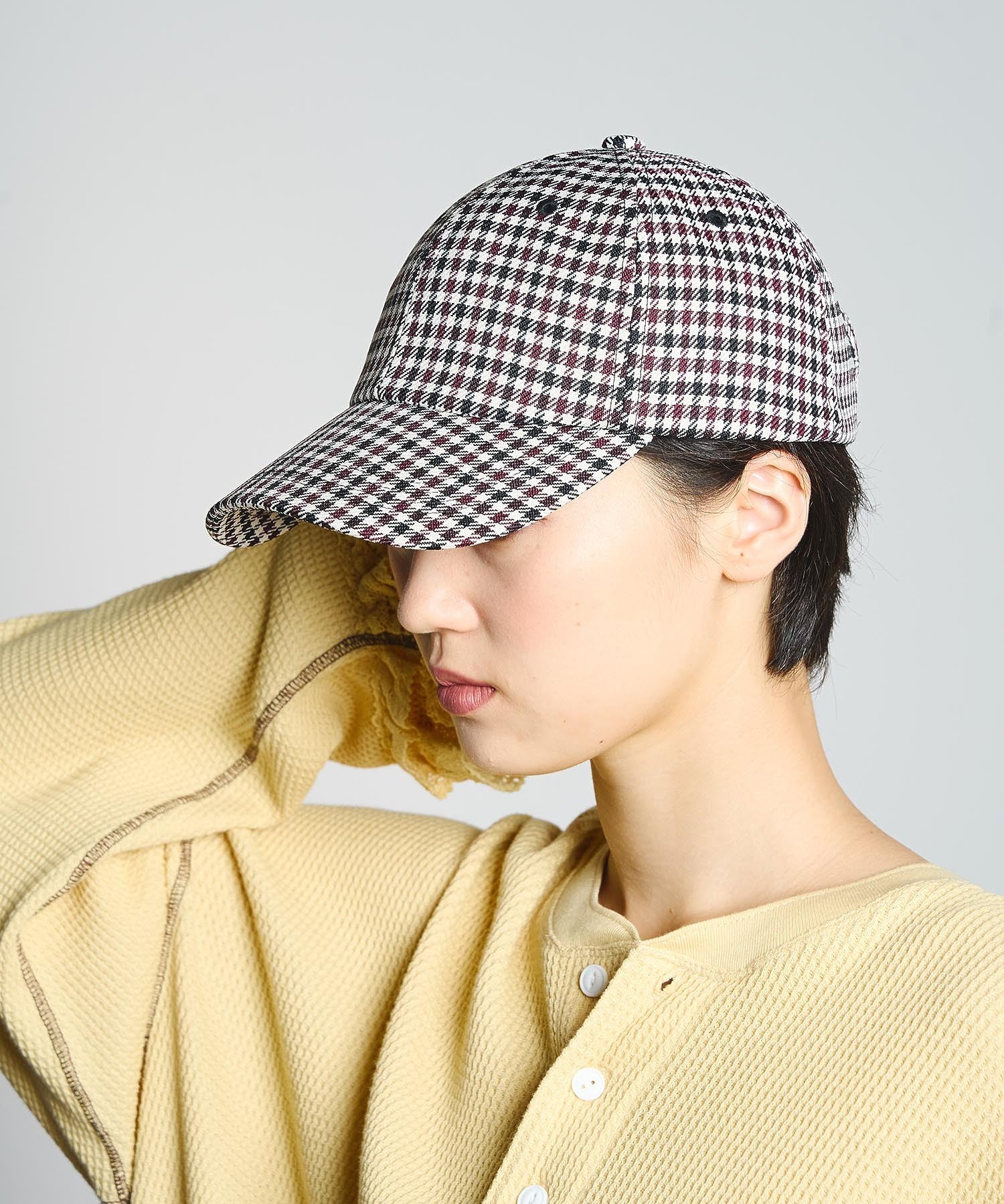 CREOLME/CHECK PATTERN CAP