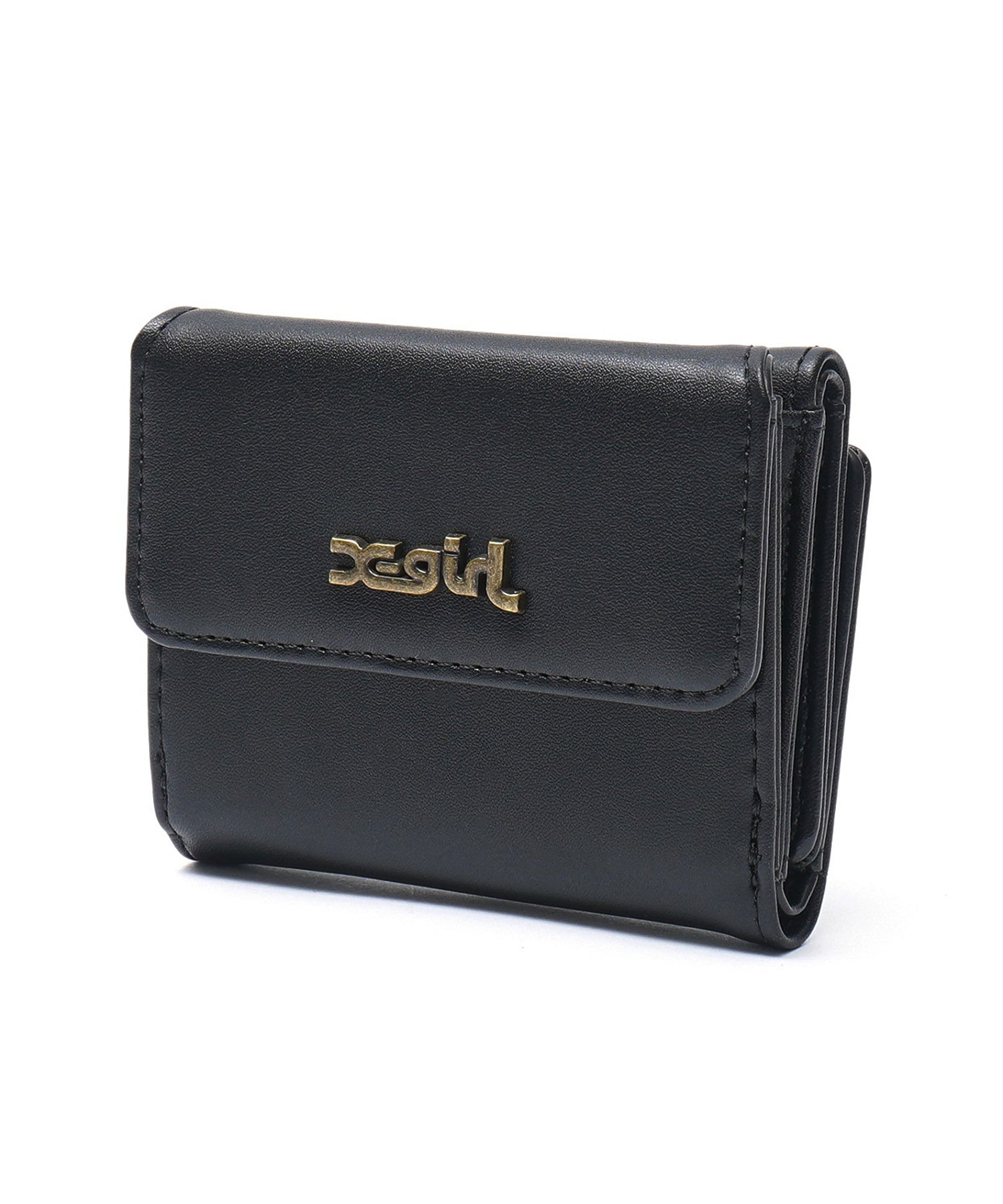 MILLS LOGO FAUX LEATHER MINI WALLET