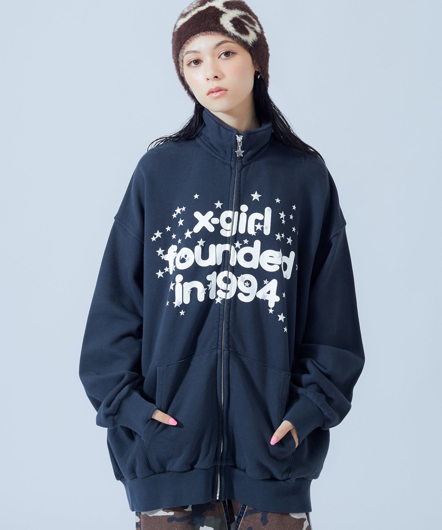 TWINKLING STARS LOGO TRACK SWEAT DRESS