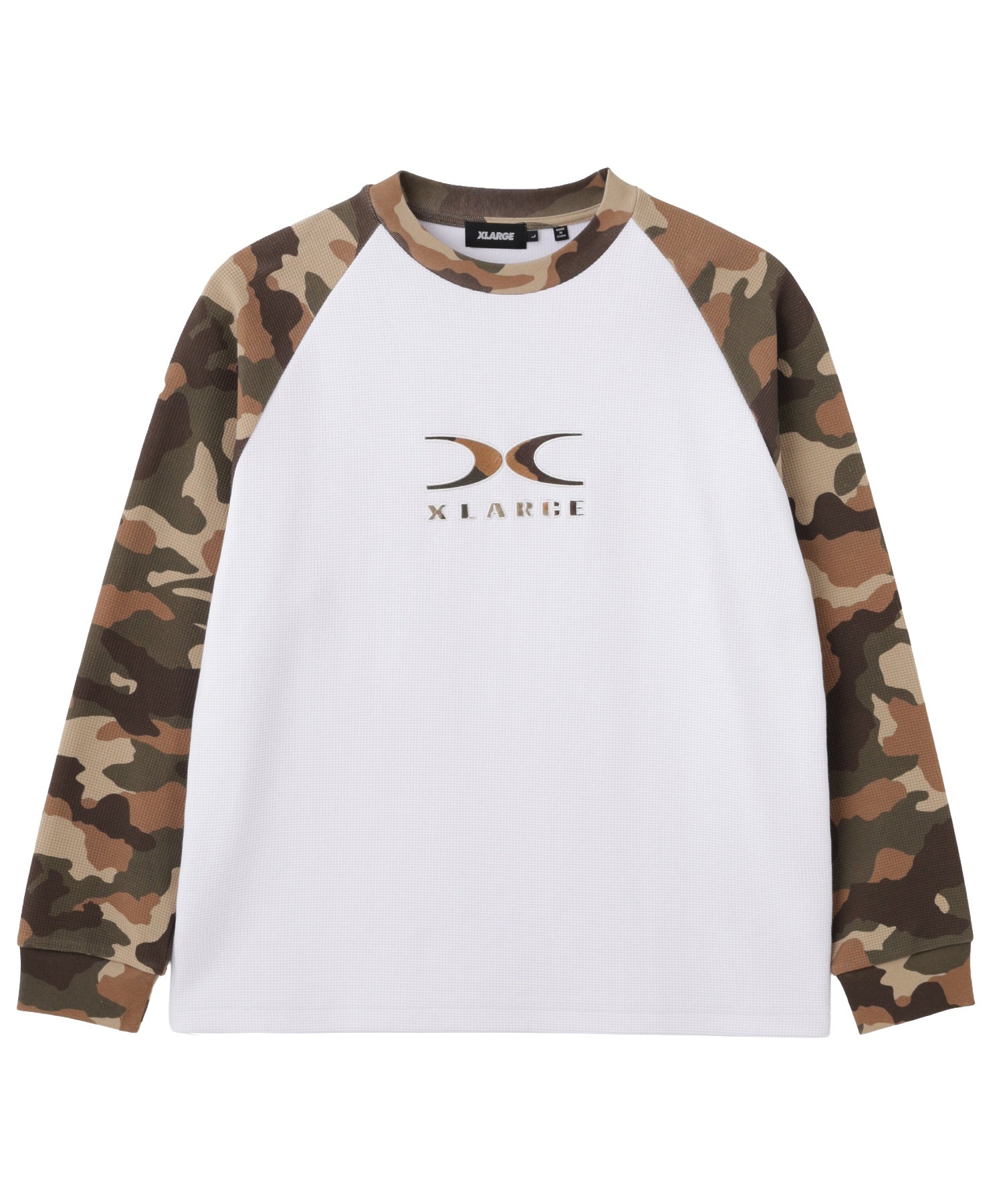 X LOGO RAGLAN L/S TEE