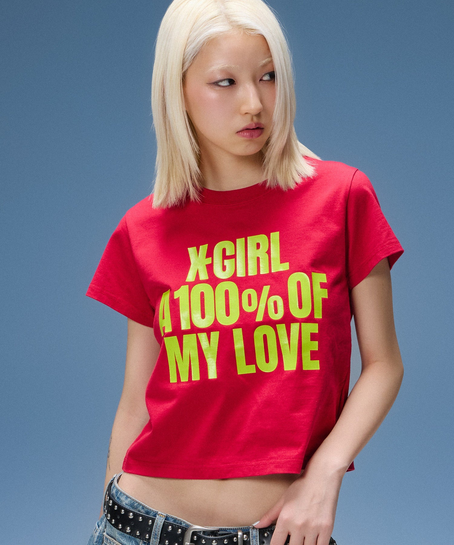 HEAVY BLOCK LOGO S/S BABY TEE