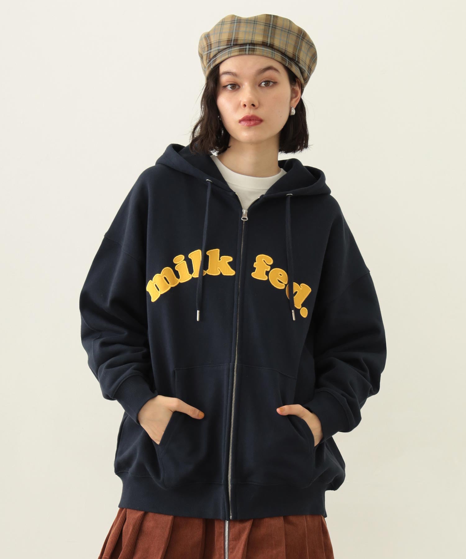 ARCH COOPER LOGO ZIP UP HOODIE