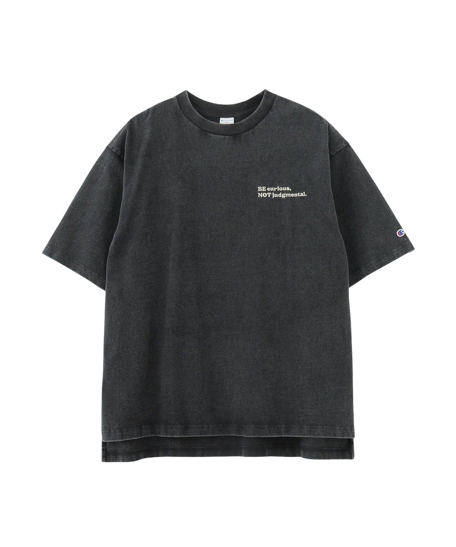 【Champion別注】ROSE BUD×Champion/LOGO EMBROIDERY BIG TEE