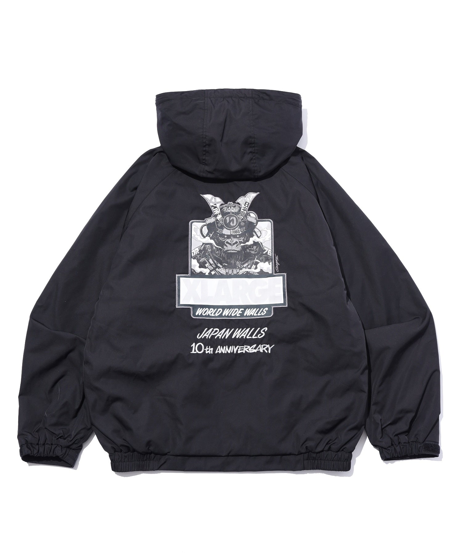 XLARGE x Dragon76 x JAPAN WALLS HOODED JACKET calif-ART