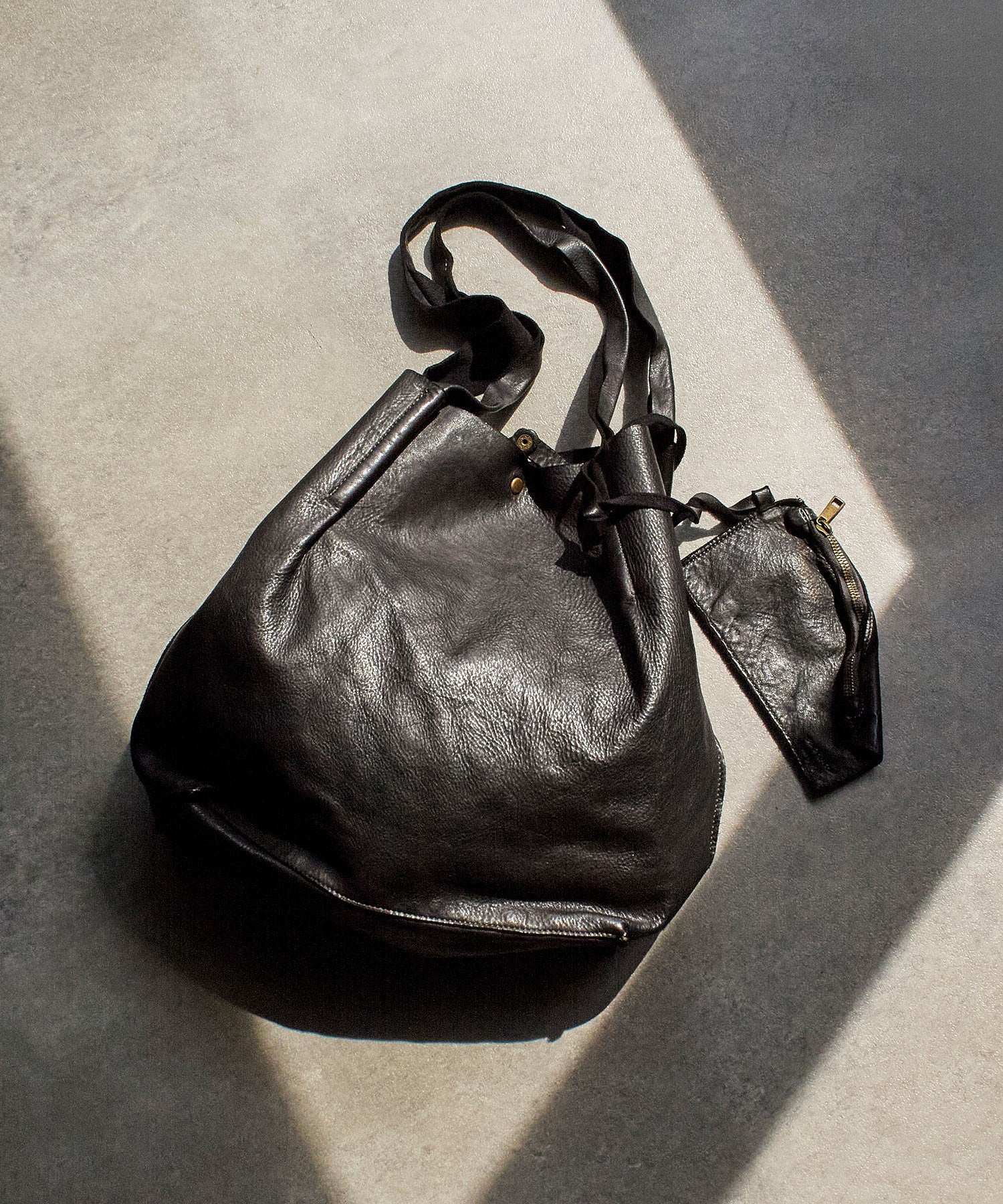 MILLELA FIRENZE/GARMENT DYED TOTER BAG