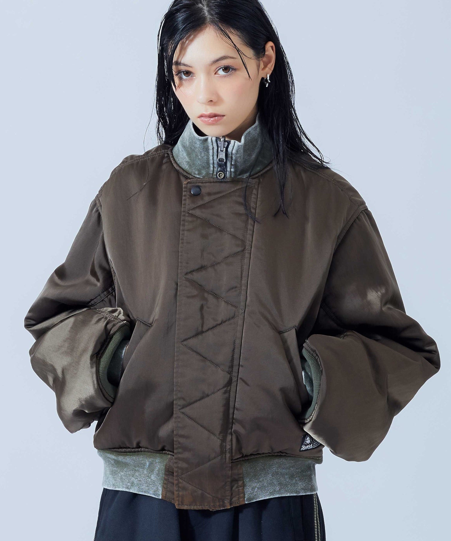 REVERSIBLE FADED MA-1 JACKET