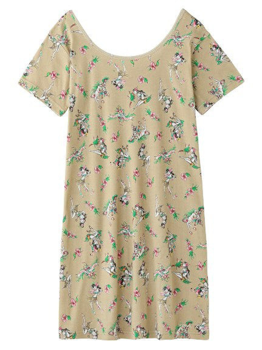 X-girl × FALINE ALOHA GIRL S/S DRESS