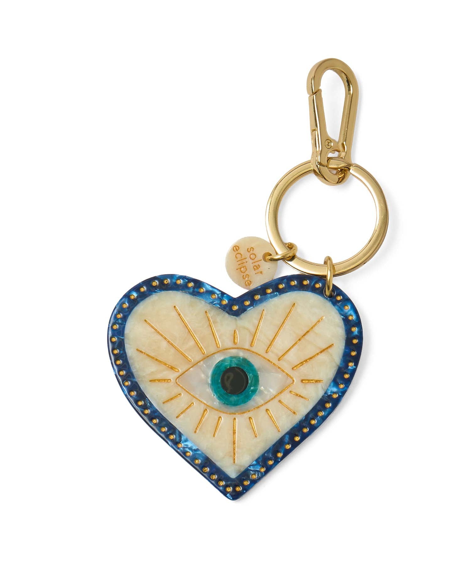 SOLAR ECLIPSE/HAND-PAINTED BAG CHARM