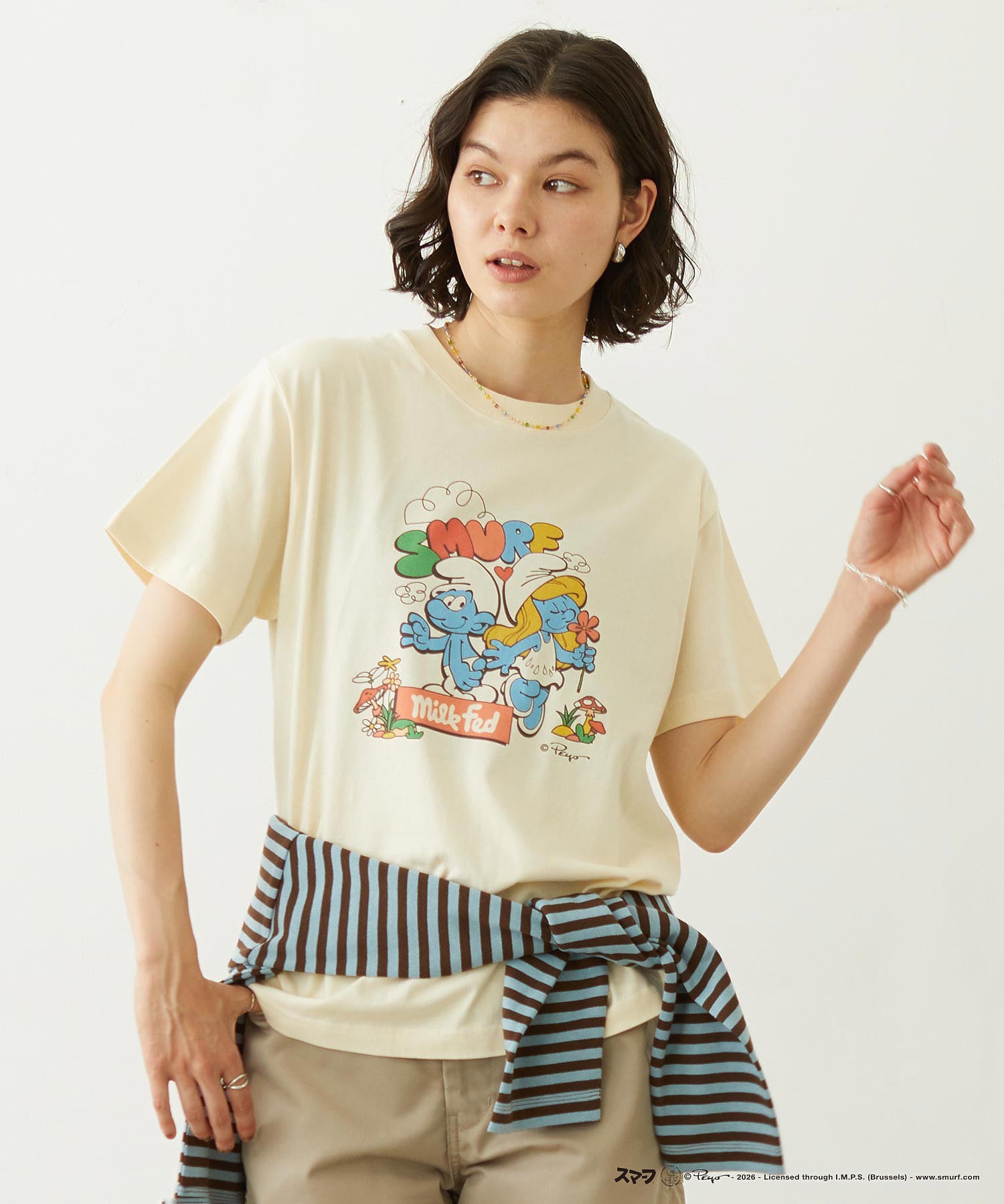 MILKFED. / SMURF S/S TEE