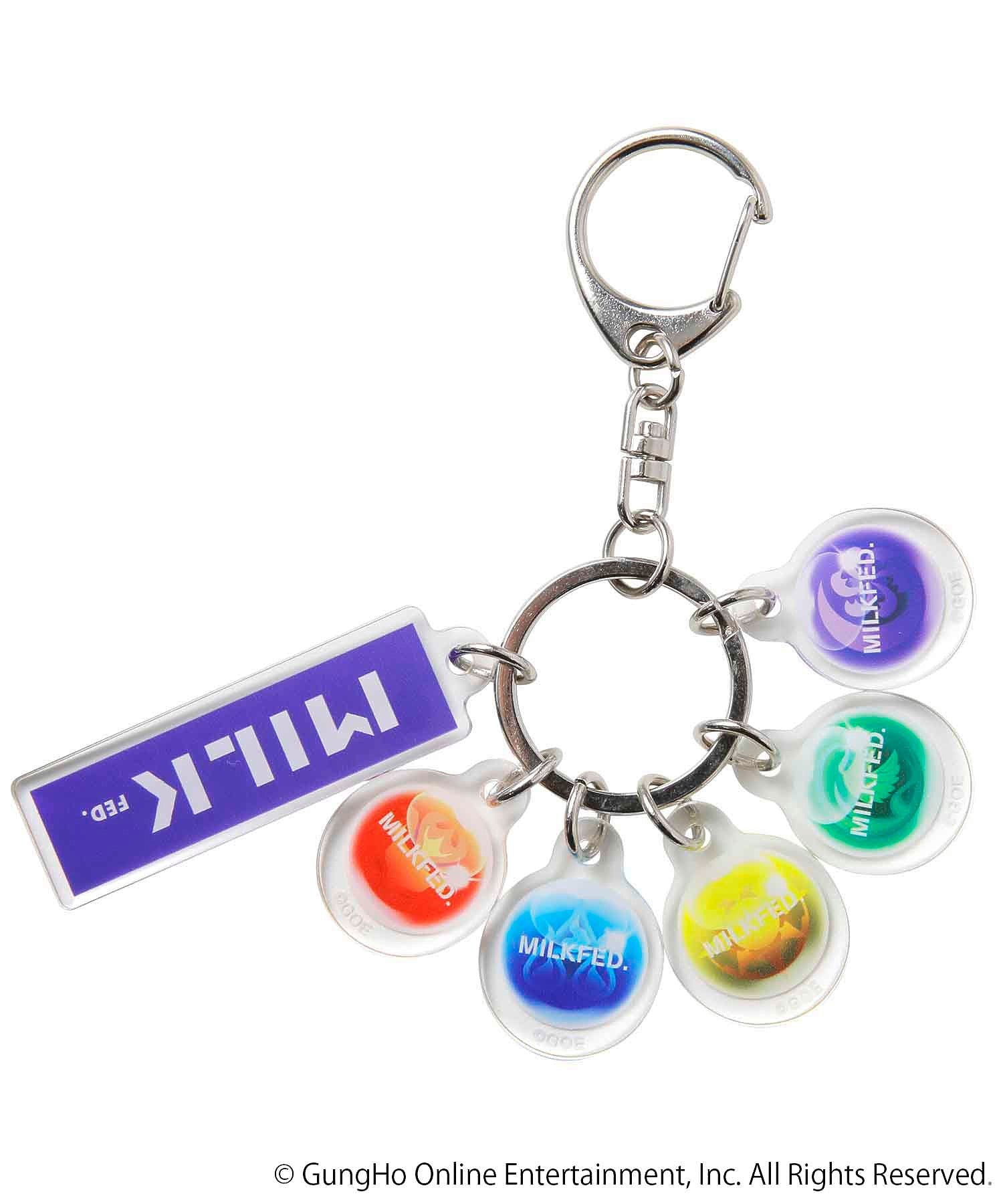 MILKFED. x PUZZLE AND DRAGONS DROP KEY CHAIN