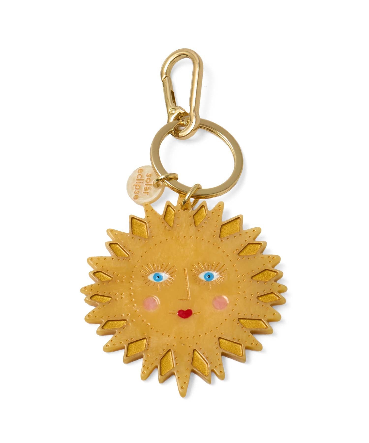 SOLAR ECLIPSE/HAND-PAINTED BAG CHARM