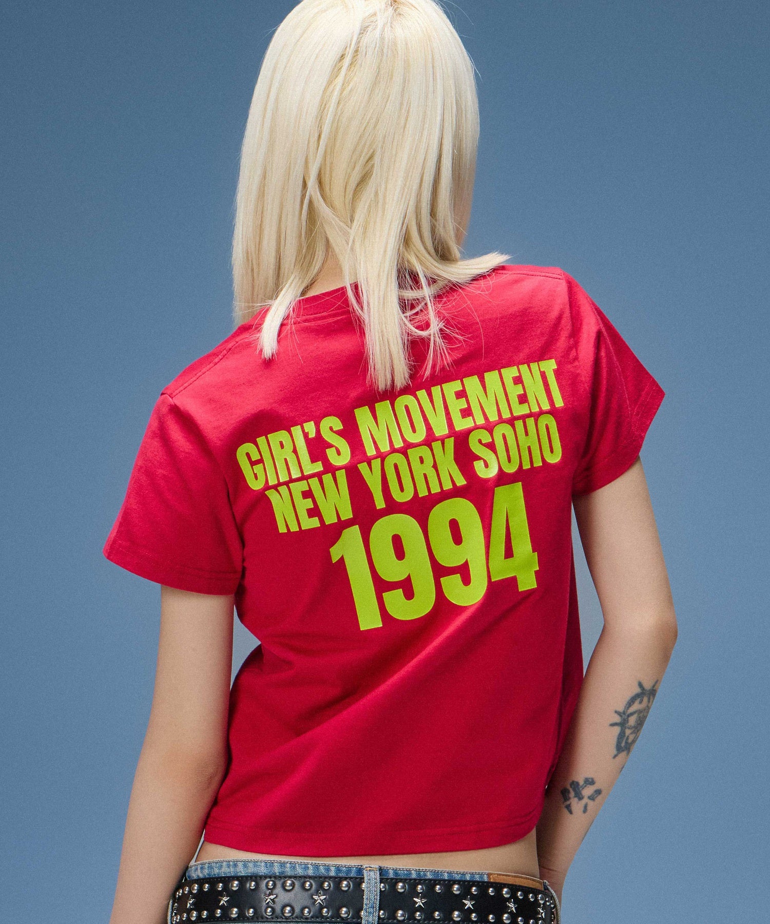 HEAVY BLOCK LOGO S/S BABY TEE