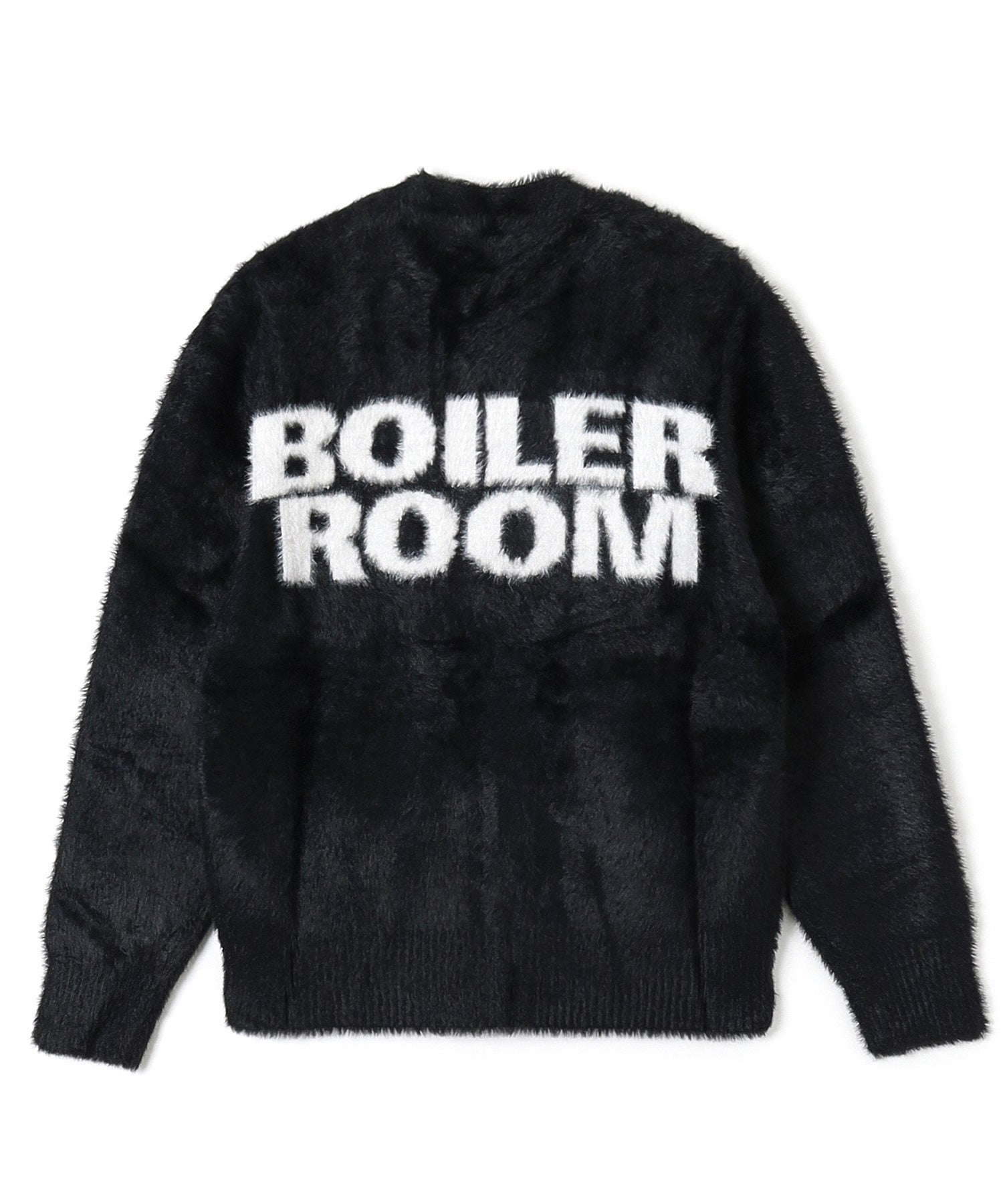 BOILER ROOM/ボイラールーム/HAIRY CARDIGAN AW25KN01BLK