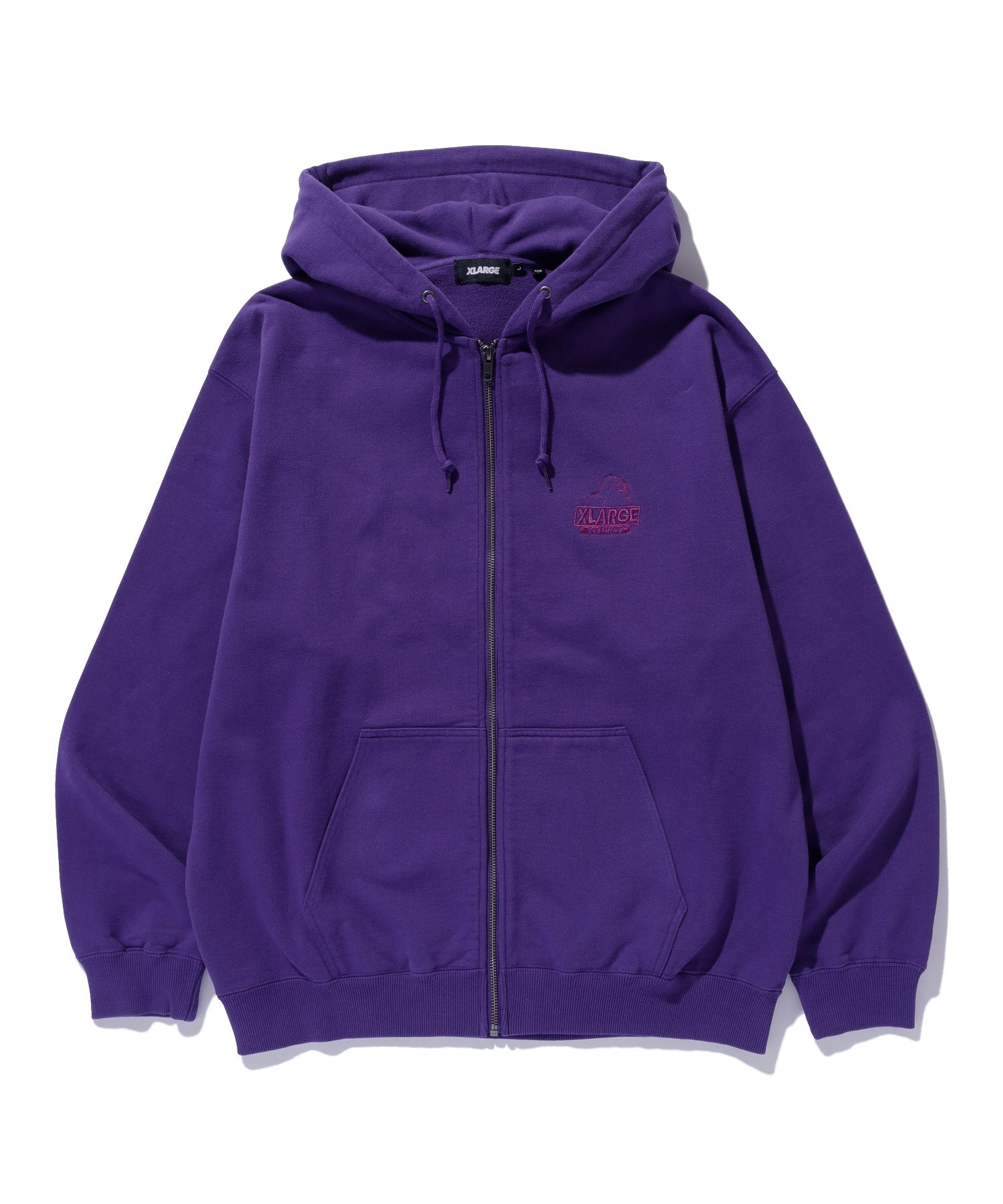 BACKSIDE OG ZIP UP HOODED SWEATSHIRT