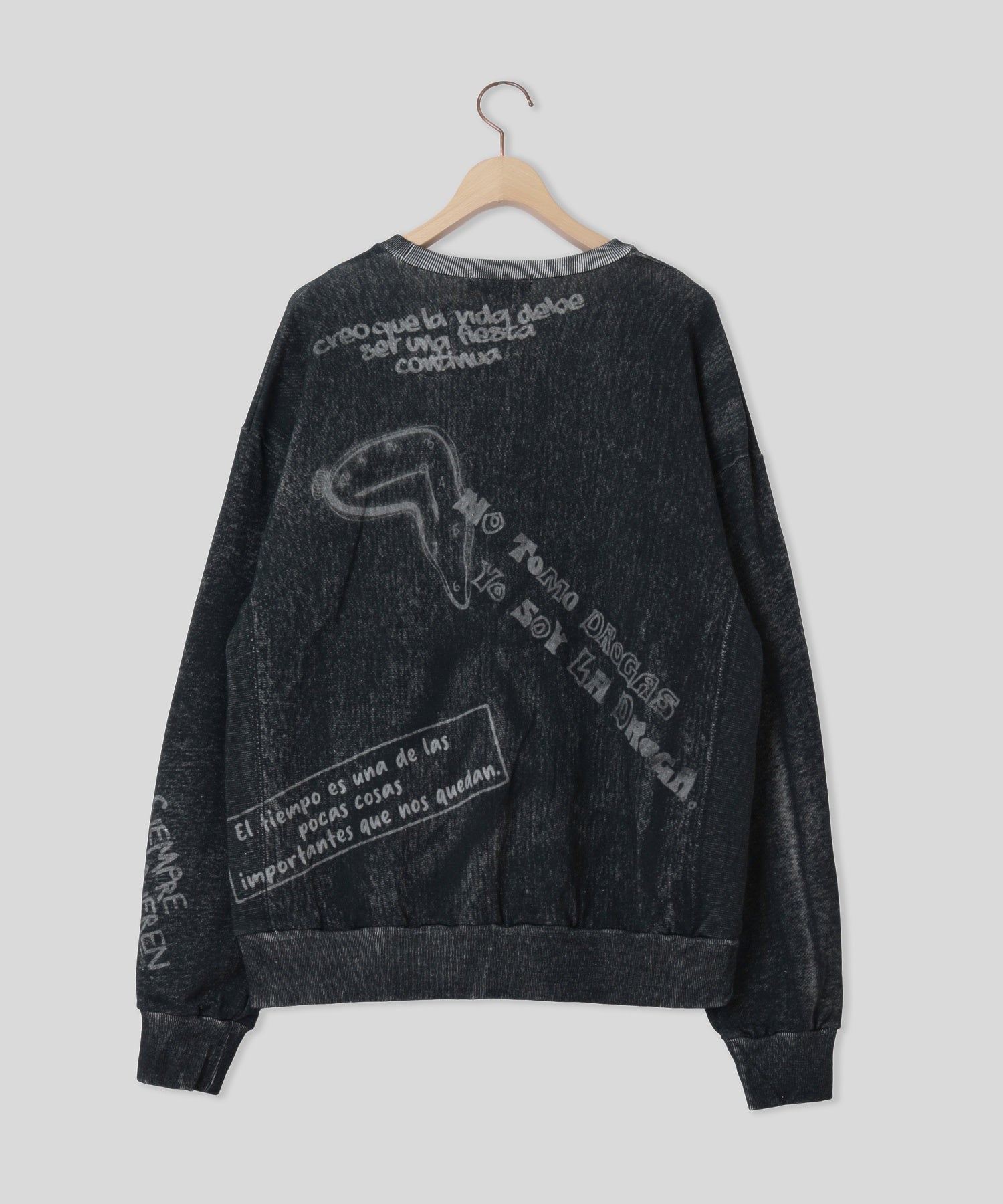 TOLQ/トルク/Printed Sweat Shirt 26-2205