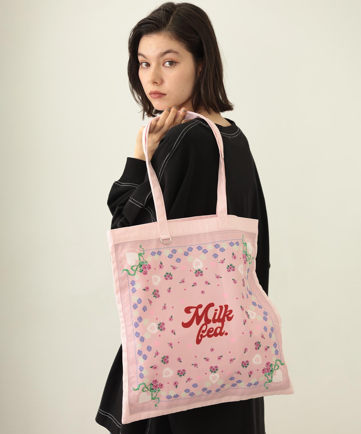 FLOWER PATTERN BANDANA BAG