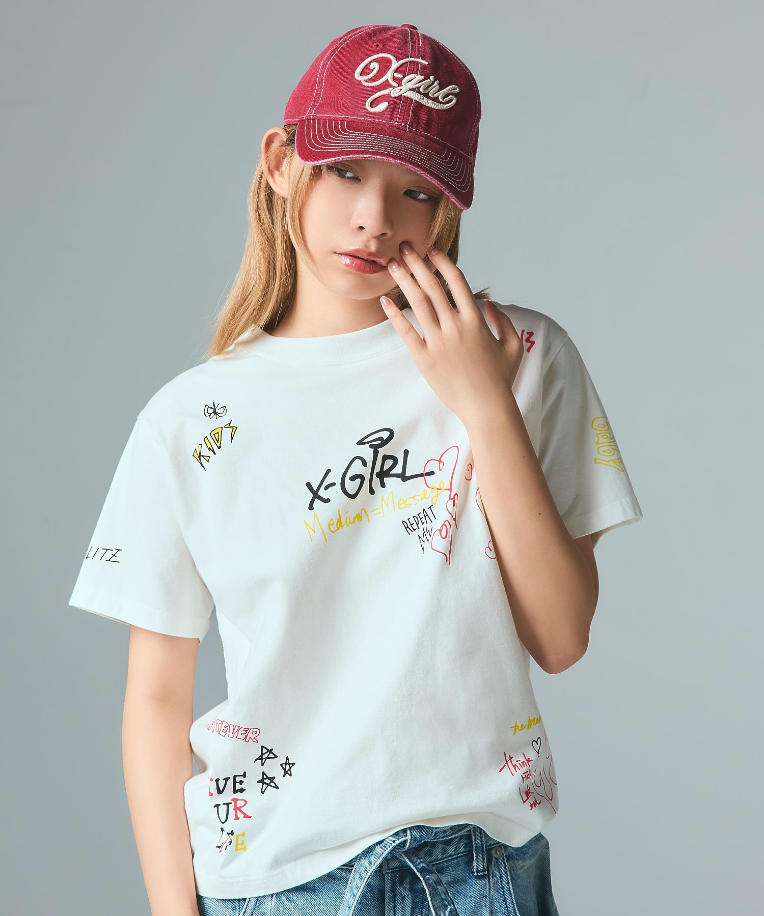 BICOLOR STITCH FADED 6PANEL CAP