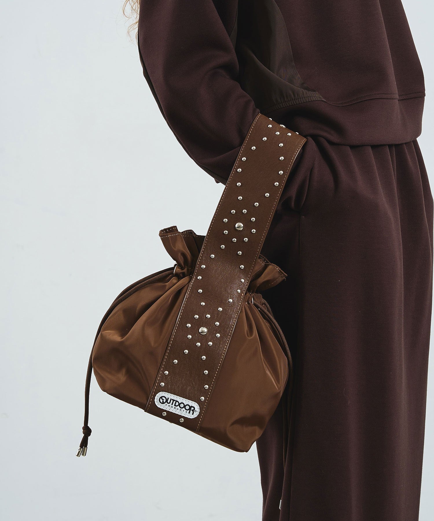 【ROSE BUD別注】OUTDOOR/STUDS BELT BAG