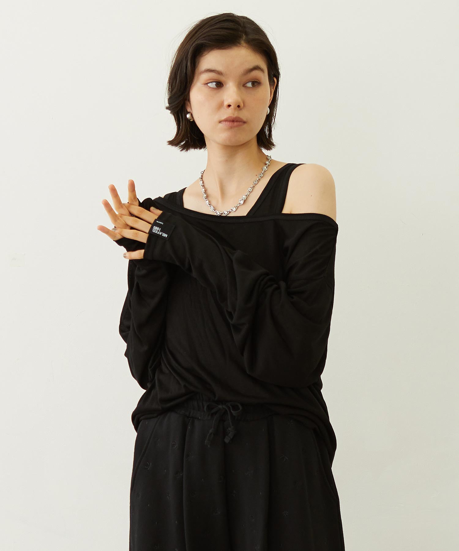 LAYERED LOOK L/S TOP