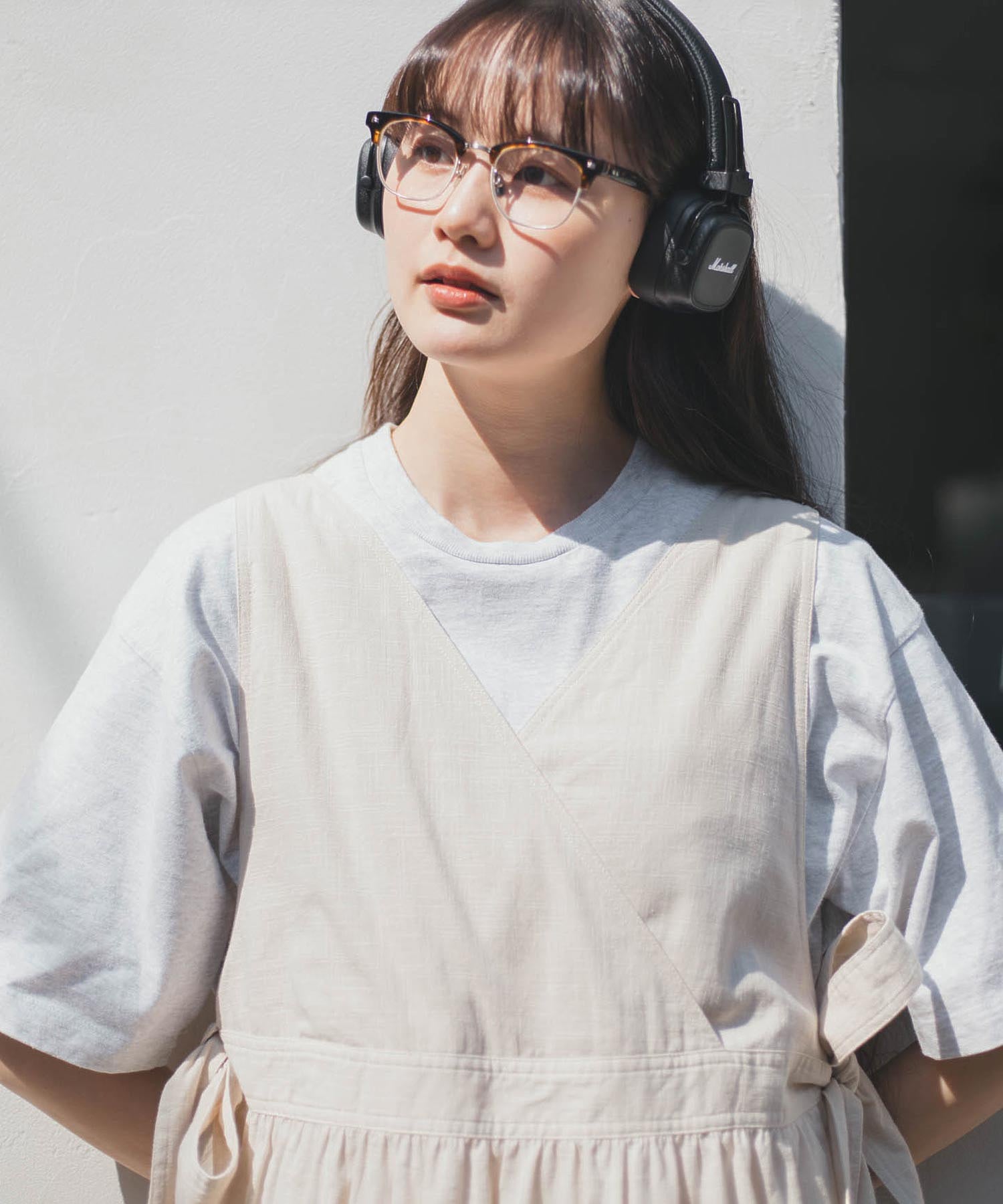 APRON TIERED DRESS