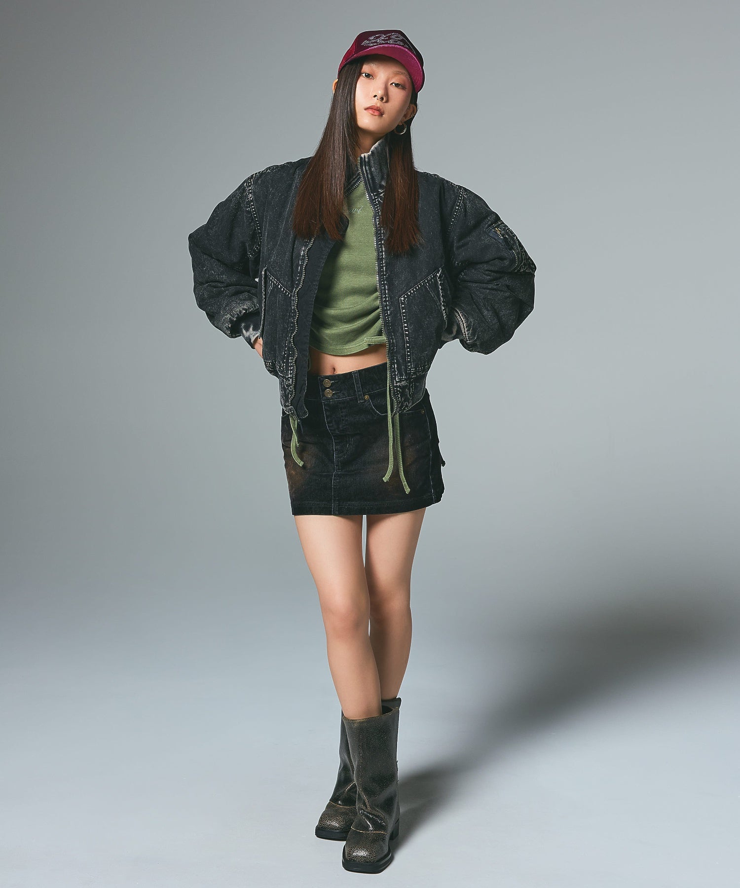 FADED REVERSIBLE MA-1 JACKET
