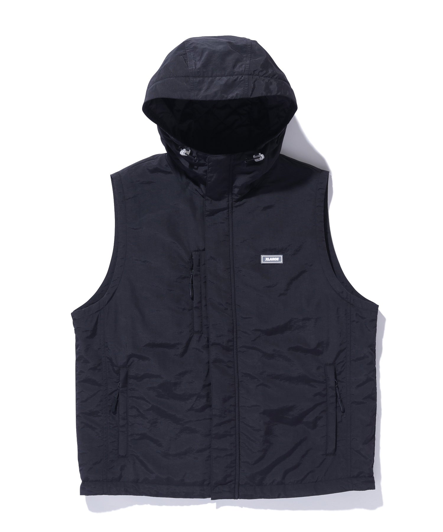 NYLON HOODED VEST