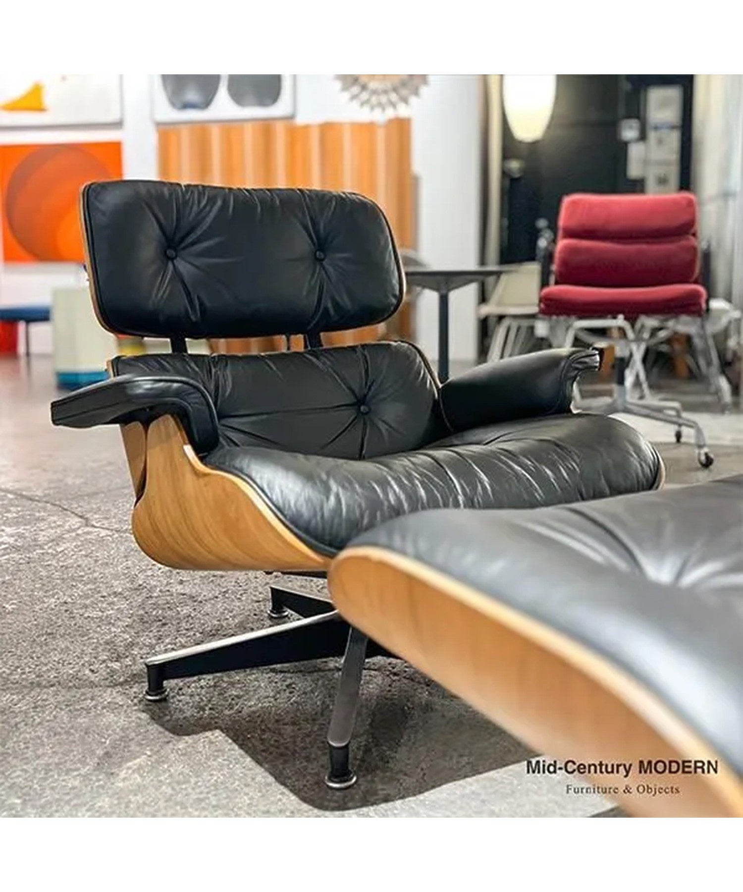 Eames Lounge Chair ＆ Ottoman / Cherry / Walnut