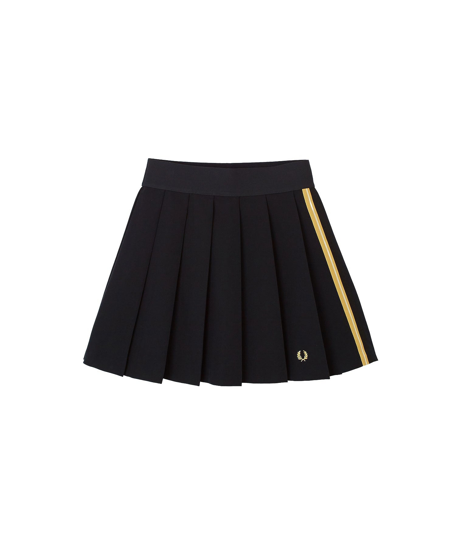 FRED PERRY/TAPE DETAIL PLEATED SKIRT