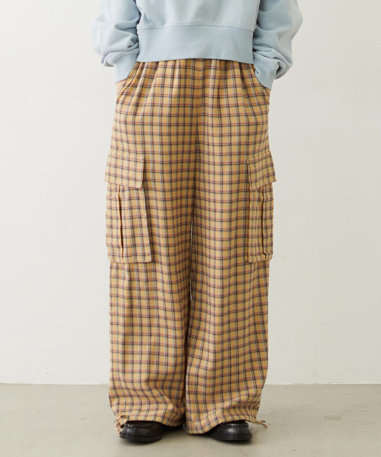 CHECKED CARGO PANTS