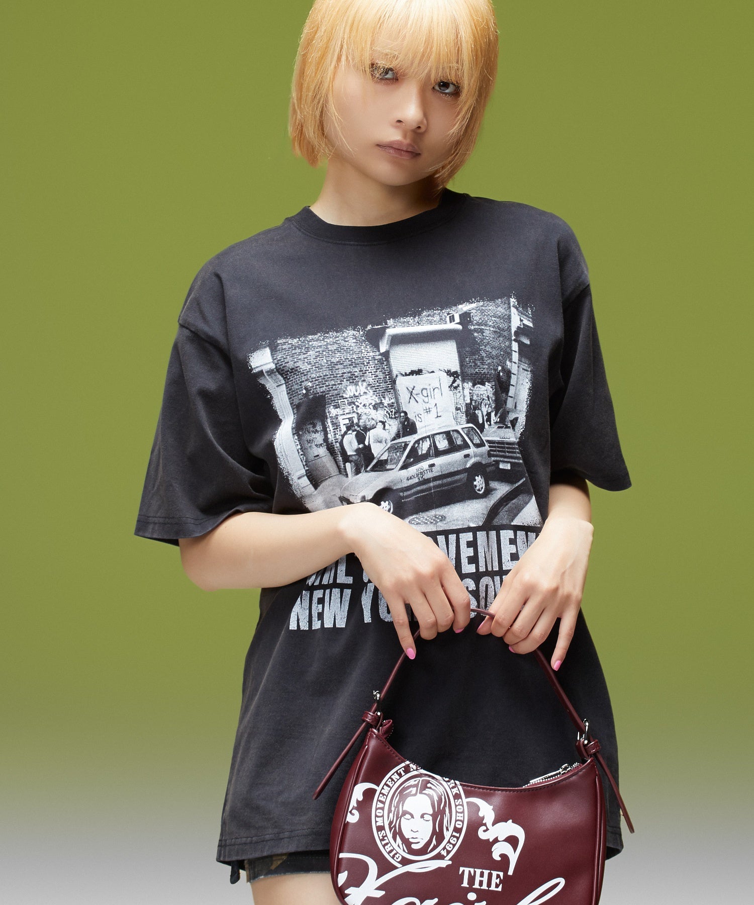 X-GIRL NYC PHOTO S/S TEE