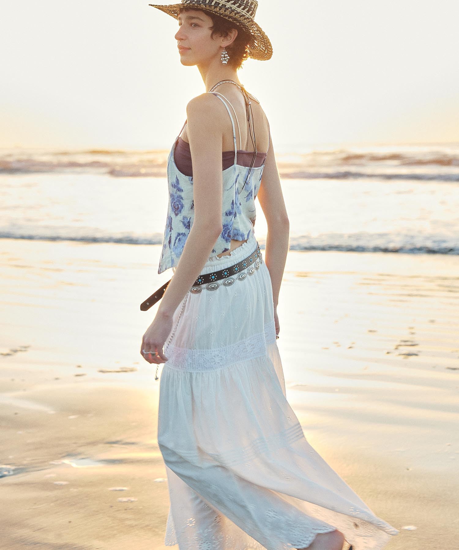 ROSE PRINT VEST