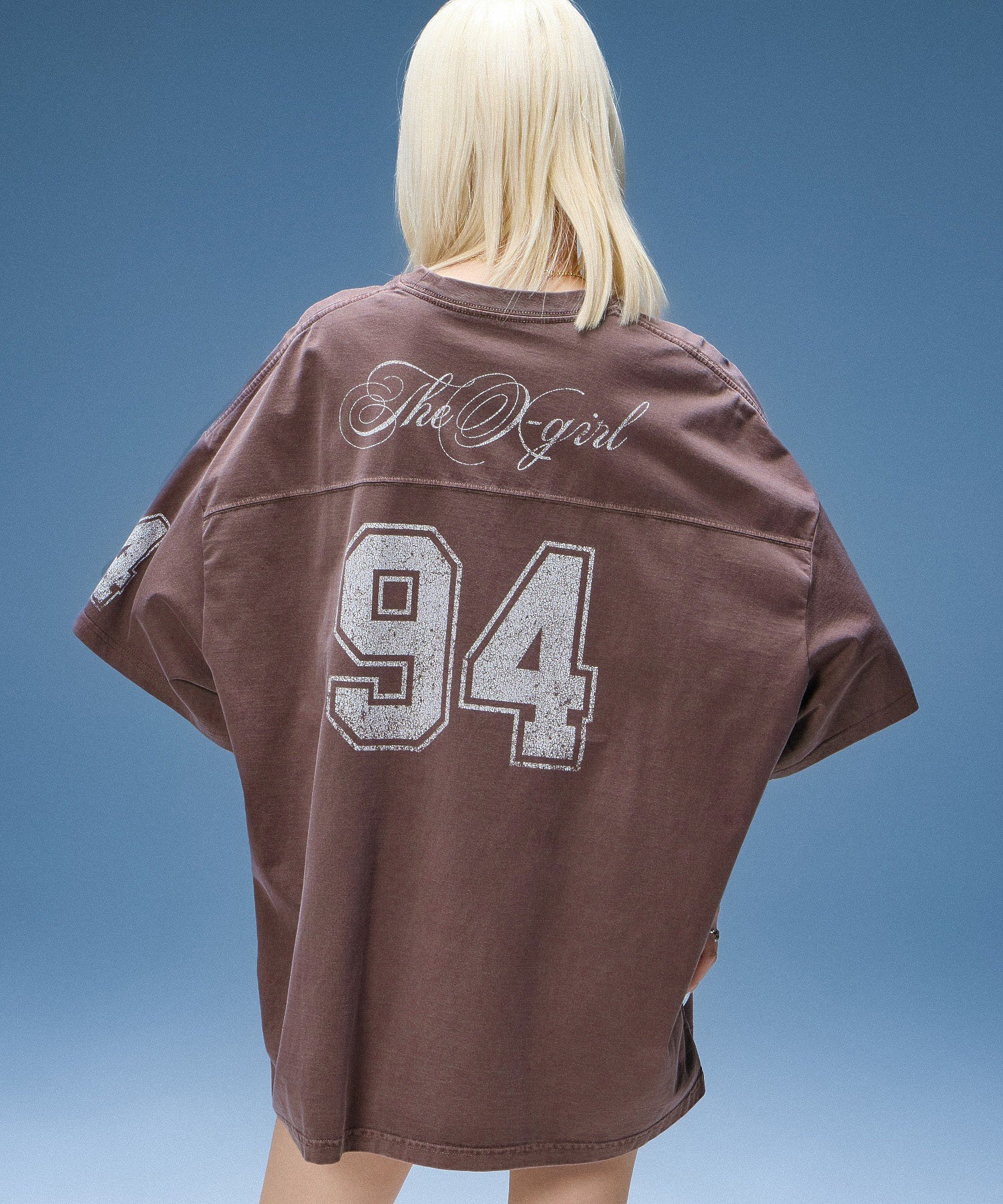 FADED NUMBER S/S BIG TEE DRESS