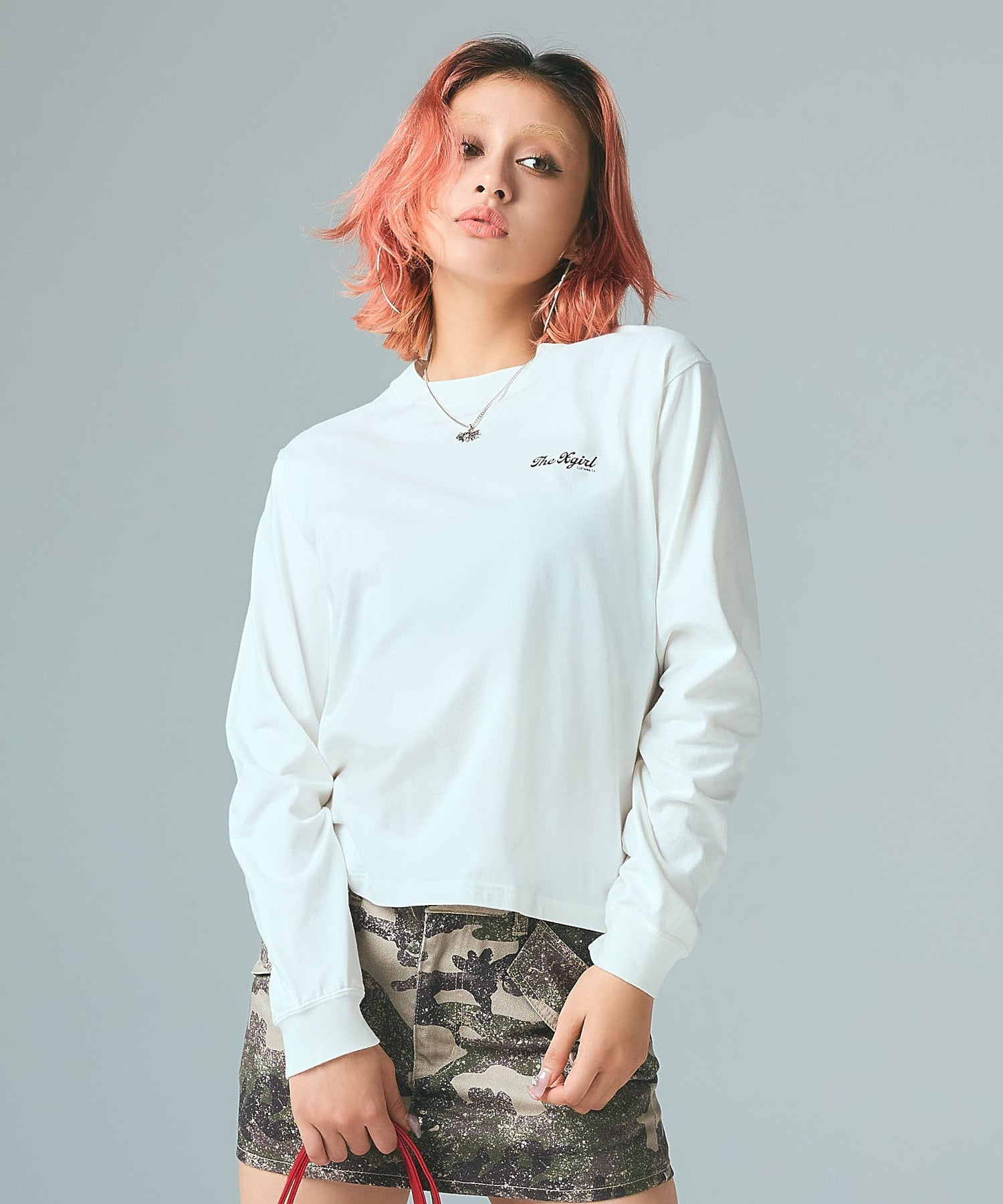 ARCH LOGO AND FACE L/S TEE