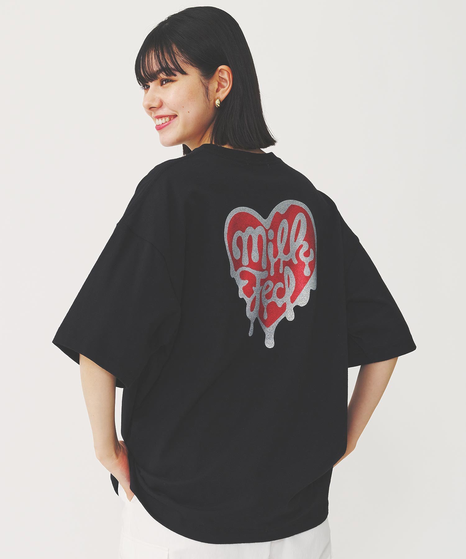 MELTY HEART S/S TEE MILKFED.