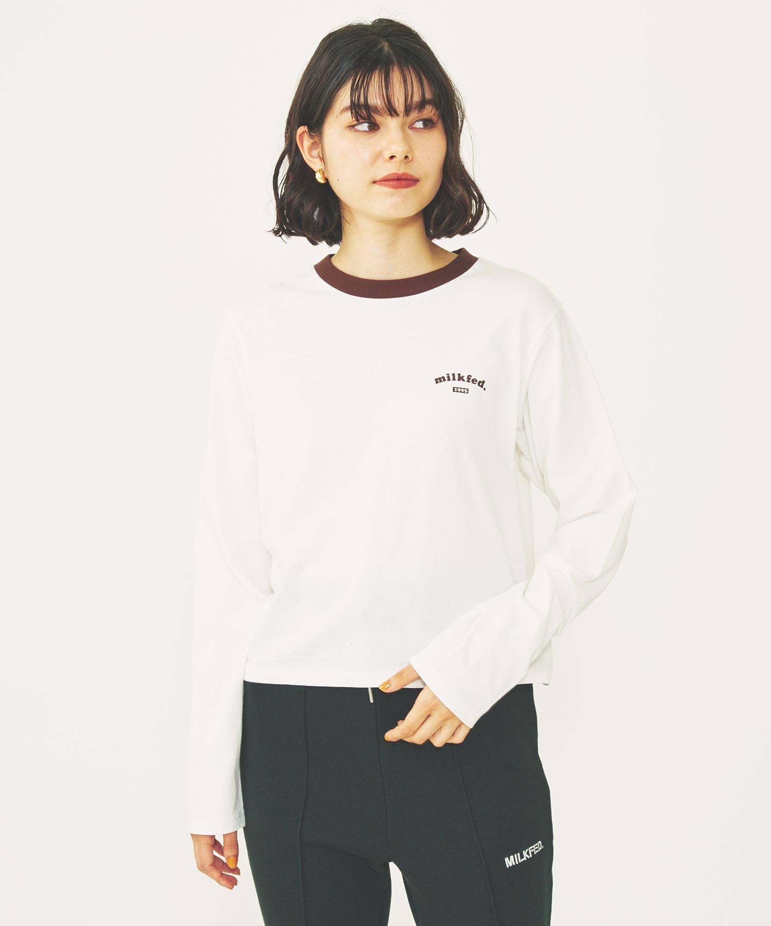 ROUNDED HEART LOGO L/S TOP