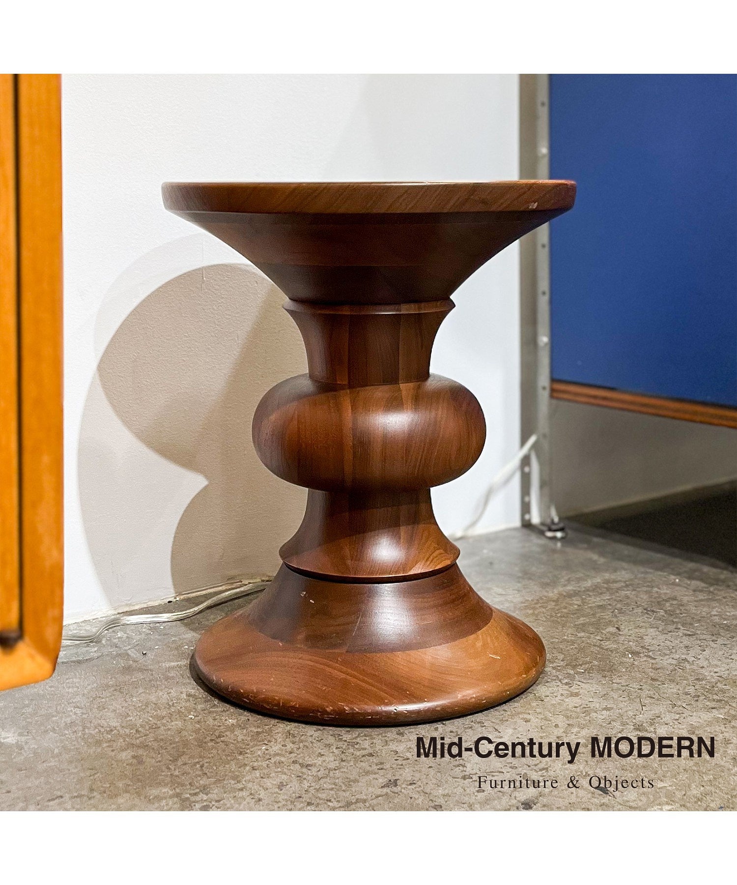 Eames Time Life Walnut Stool 0412 / Used